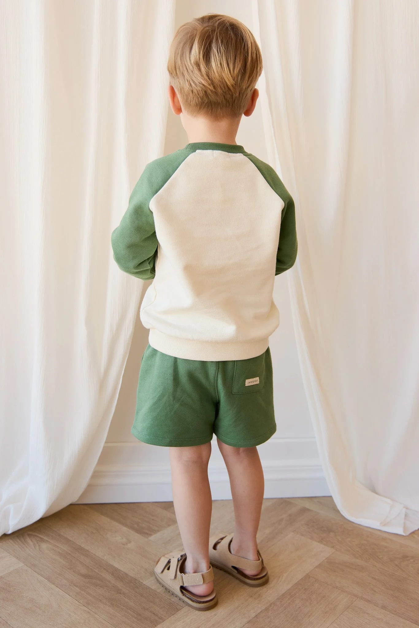 Organic Cotton Jalen Short - Snow Pea - Image 3