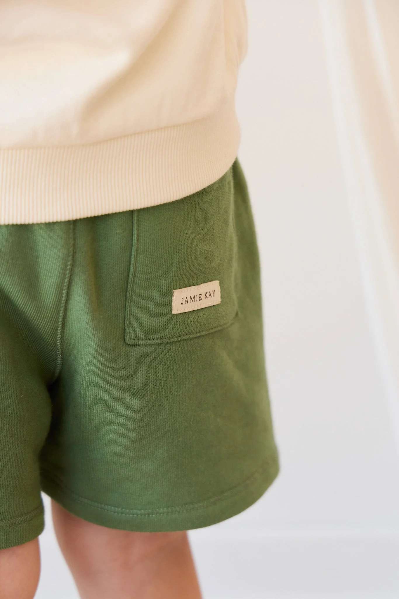 Organic Cotton Jalen Short - Snow Pea - Image 4