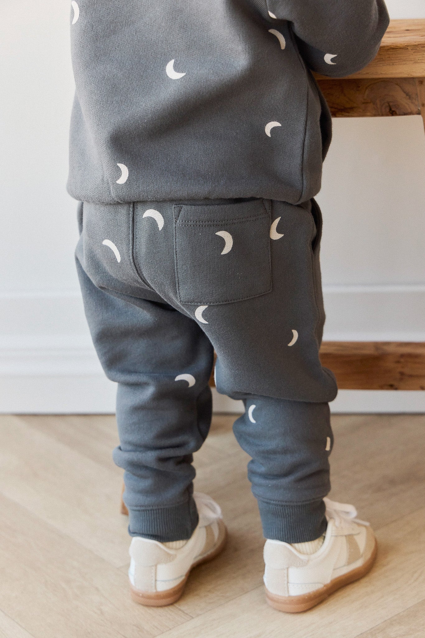 Organic Cotton Jalen Track Pant - Crescent Moon Icelandic - Image 3