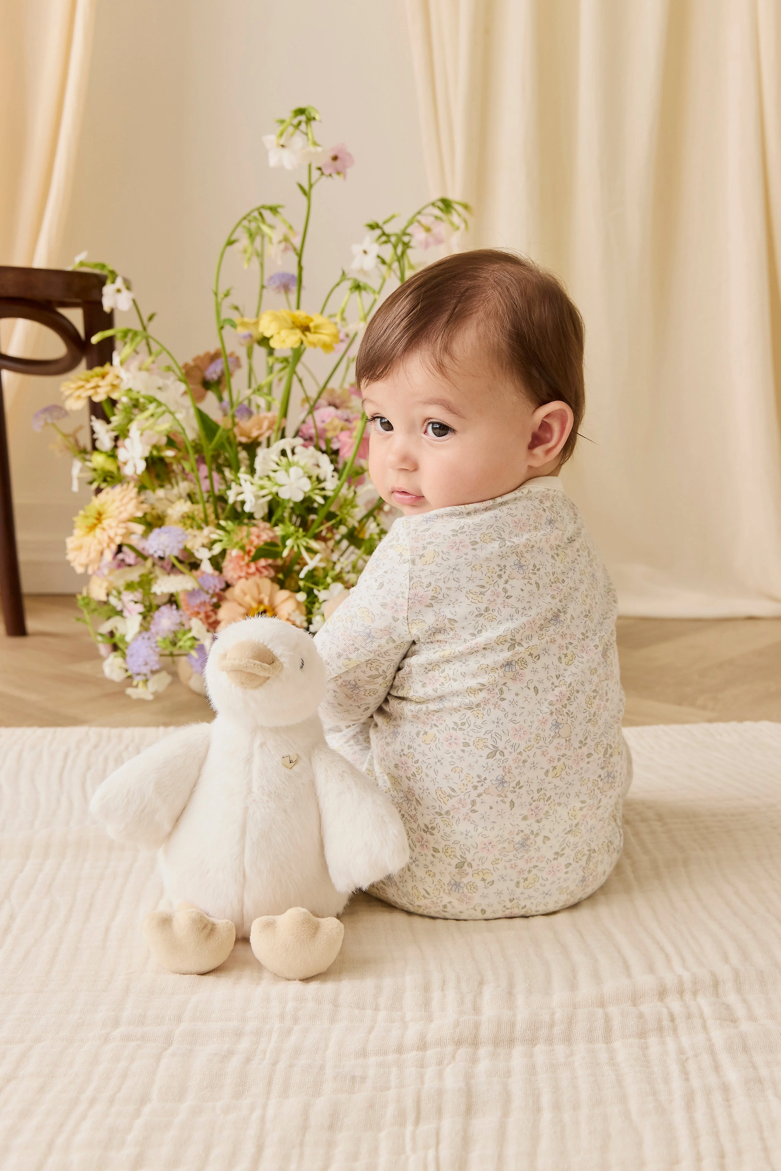 Organic Cotton Jude Onepiece-Cottage Garden - Image 3