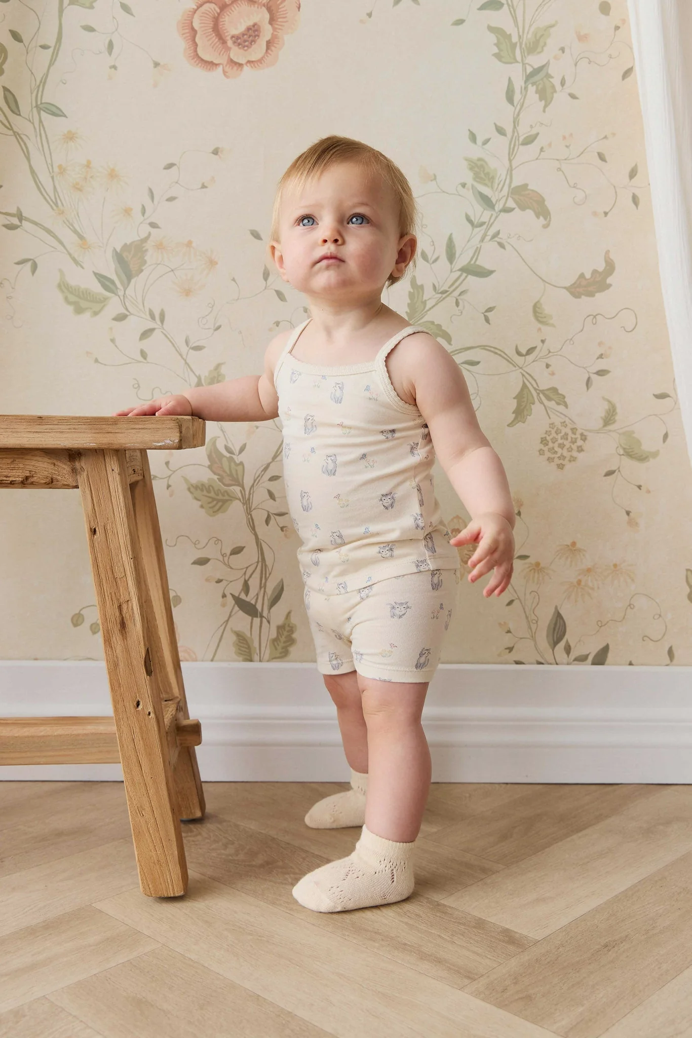 Organic Cotton Jude Singlet Pyjama Set - Charlies Butterflies - Image 3