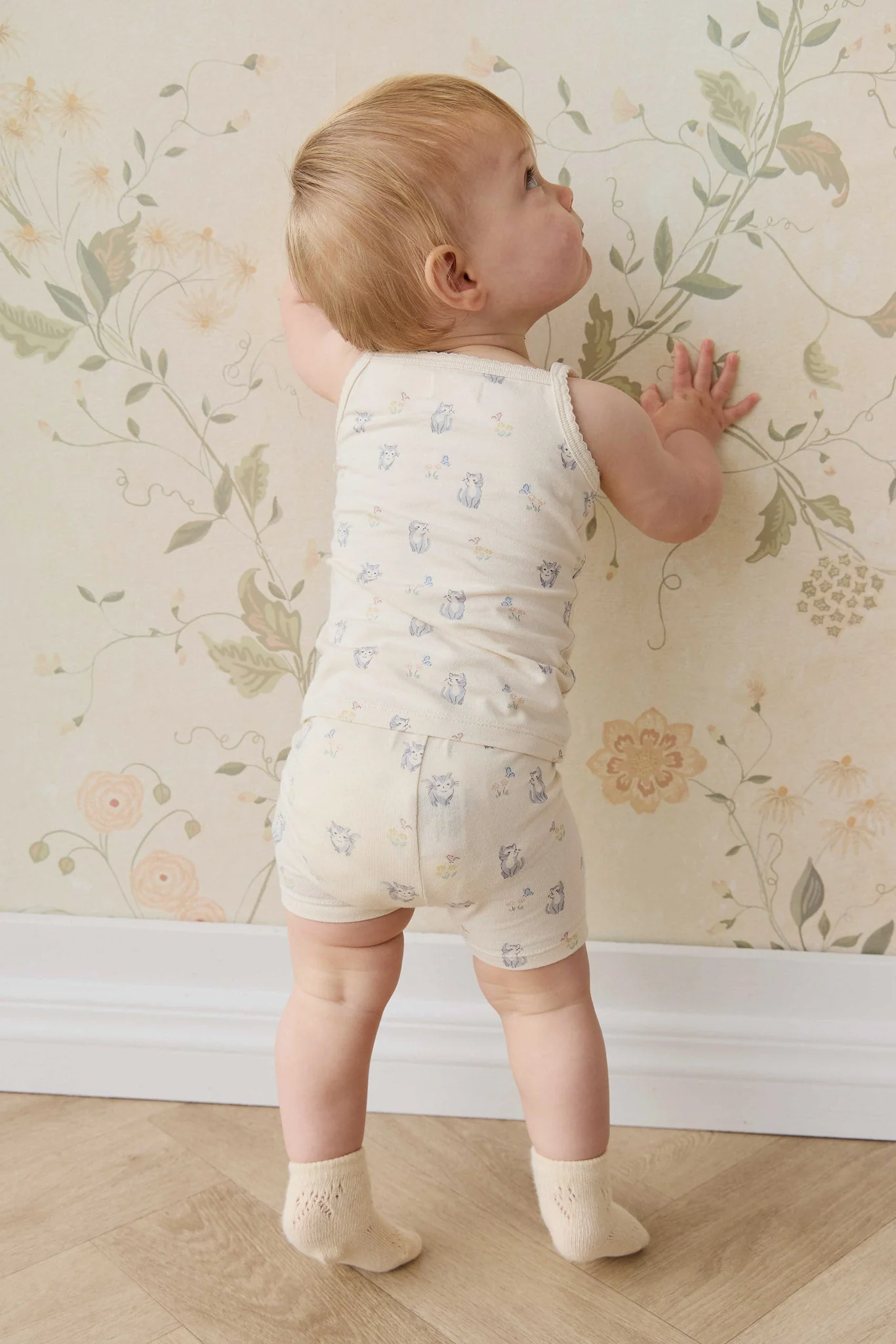 Organic Cotton Jude Singlet Pyjama Set - Charlies Butterflies - Image 4