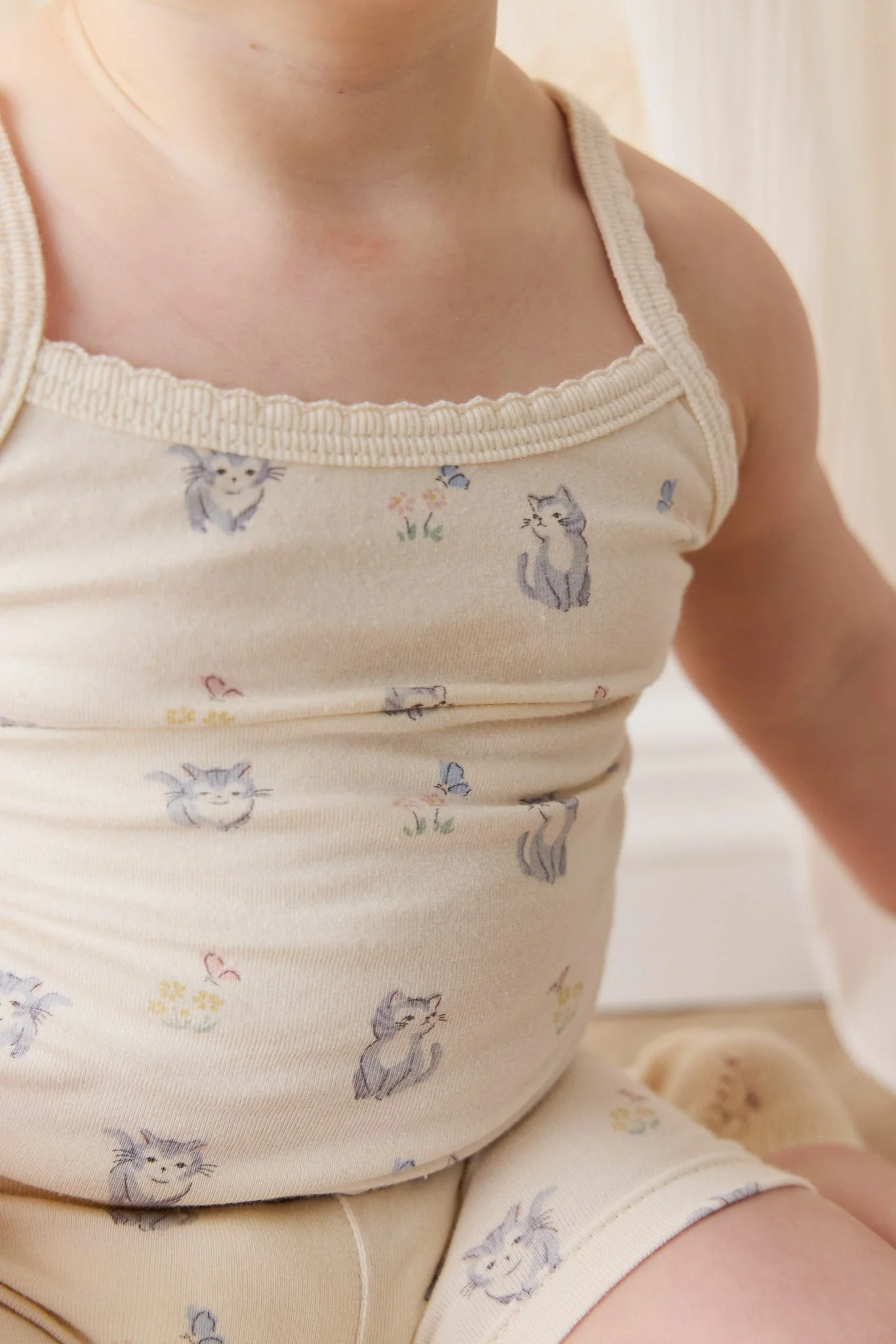 Organic Cotton Jude Singlet Pyjama Set - Charlies Butterflies - Image 6