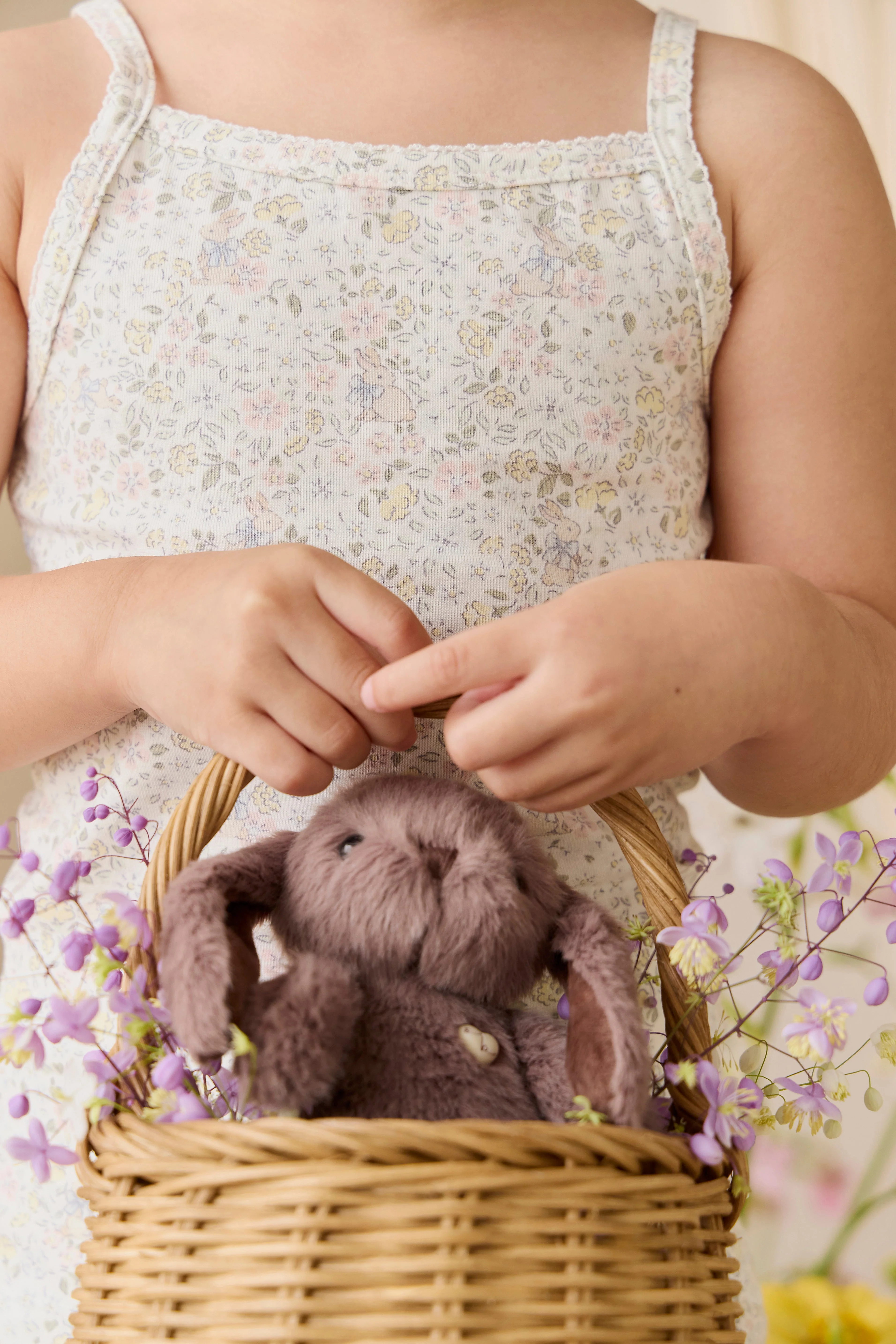 Organic Cotton Jude Singlet Pyjama Set-Cottage Garden - Image 3