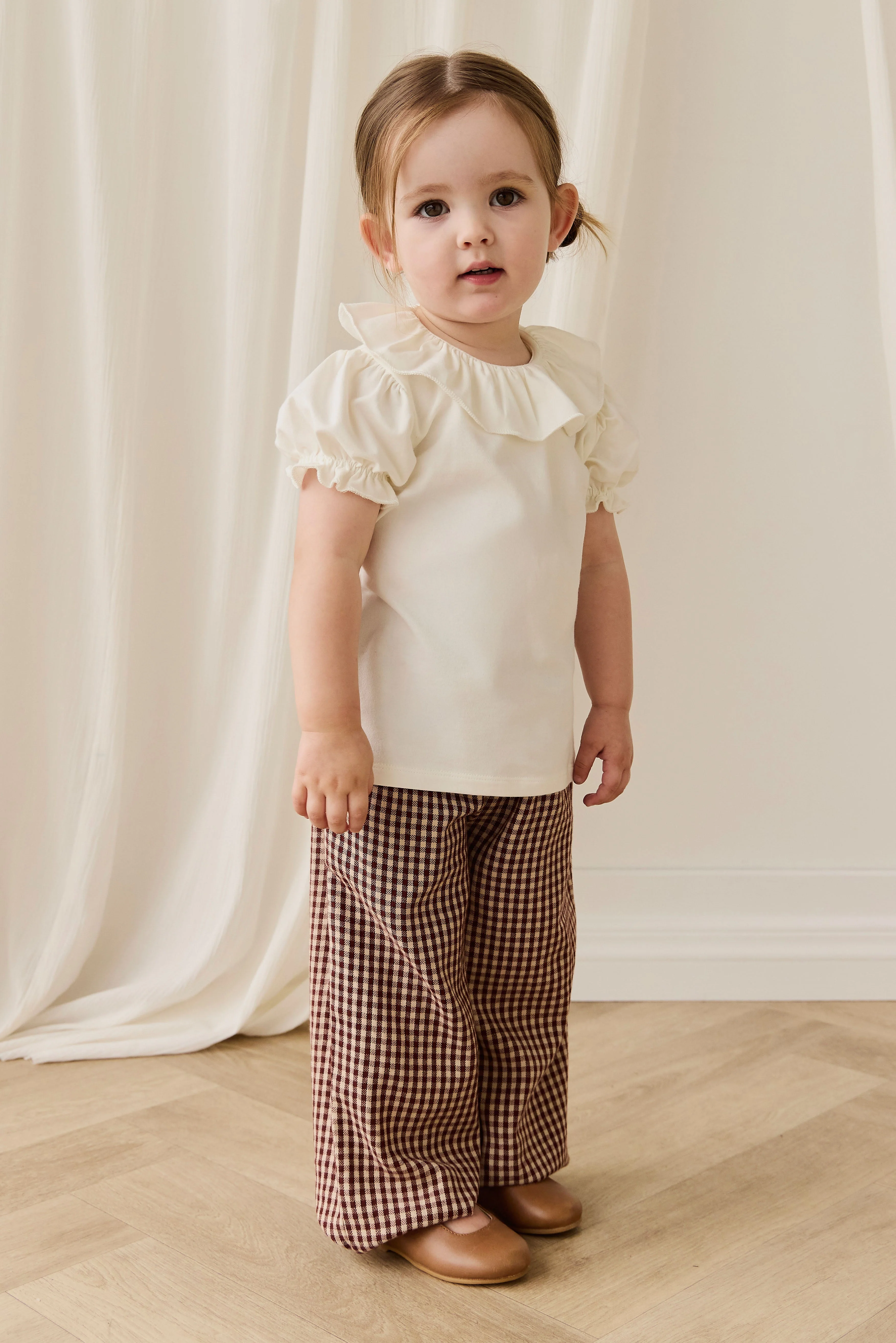 Organic Cotton Kenji Pant-Cinnamon Gingham - Image 8