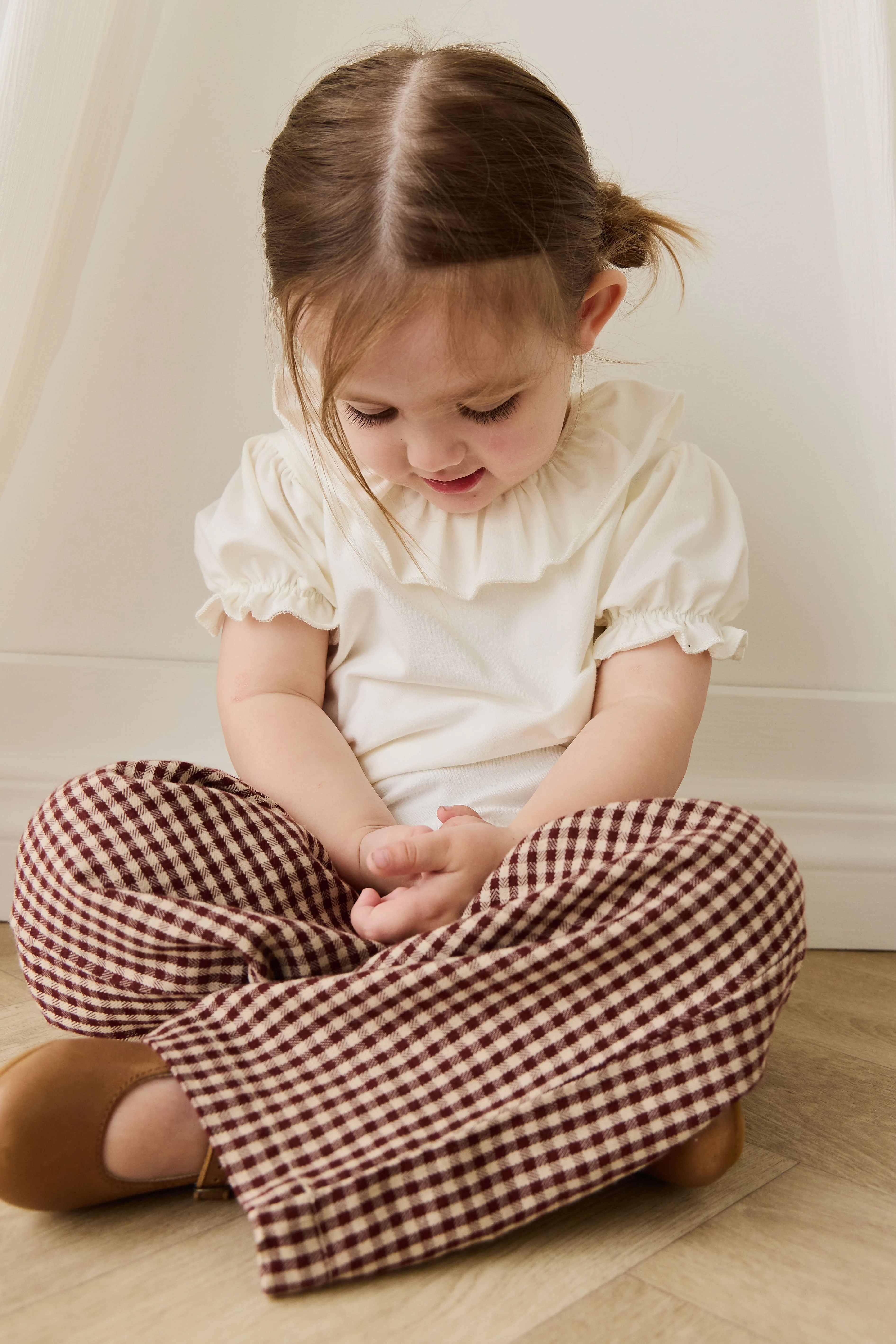 Organic Cotton Kenji Pant-Cinnamon Gingham - Image 9