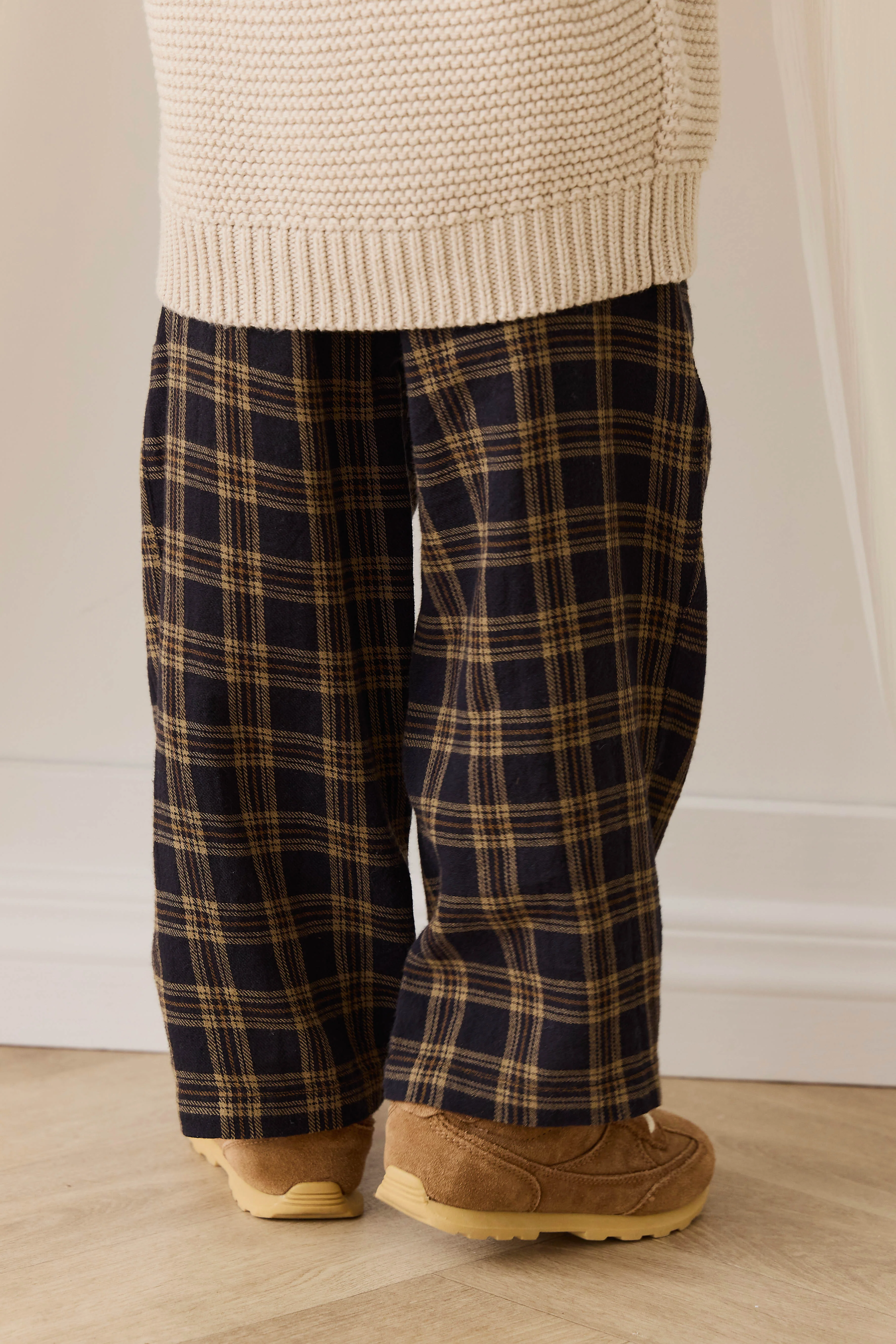 Organic Cotton Kenji Pant-Woodland Check - Image 6