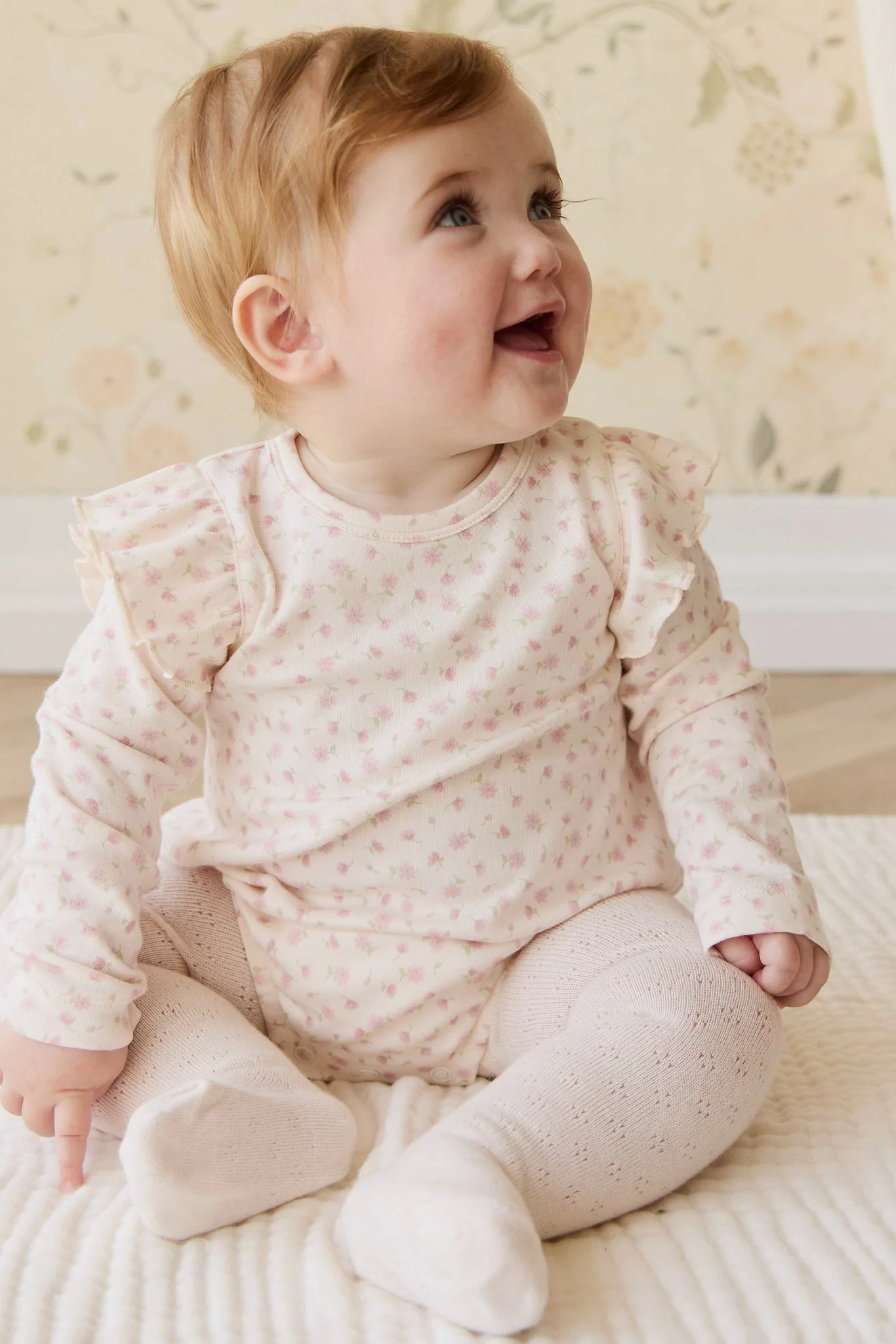 Organic Cotton Kinley Playsuit - Victoria Blush - Image 3