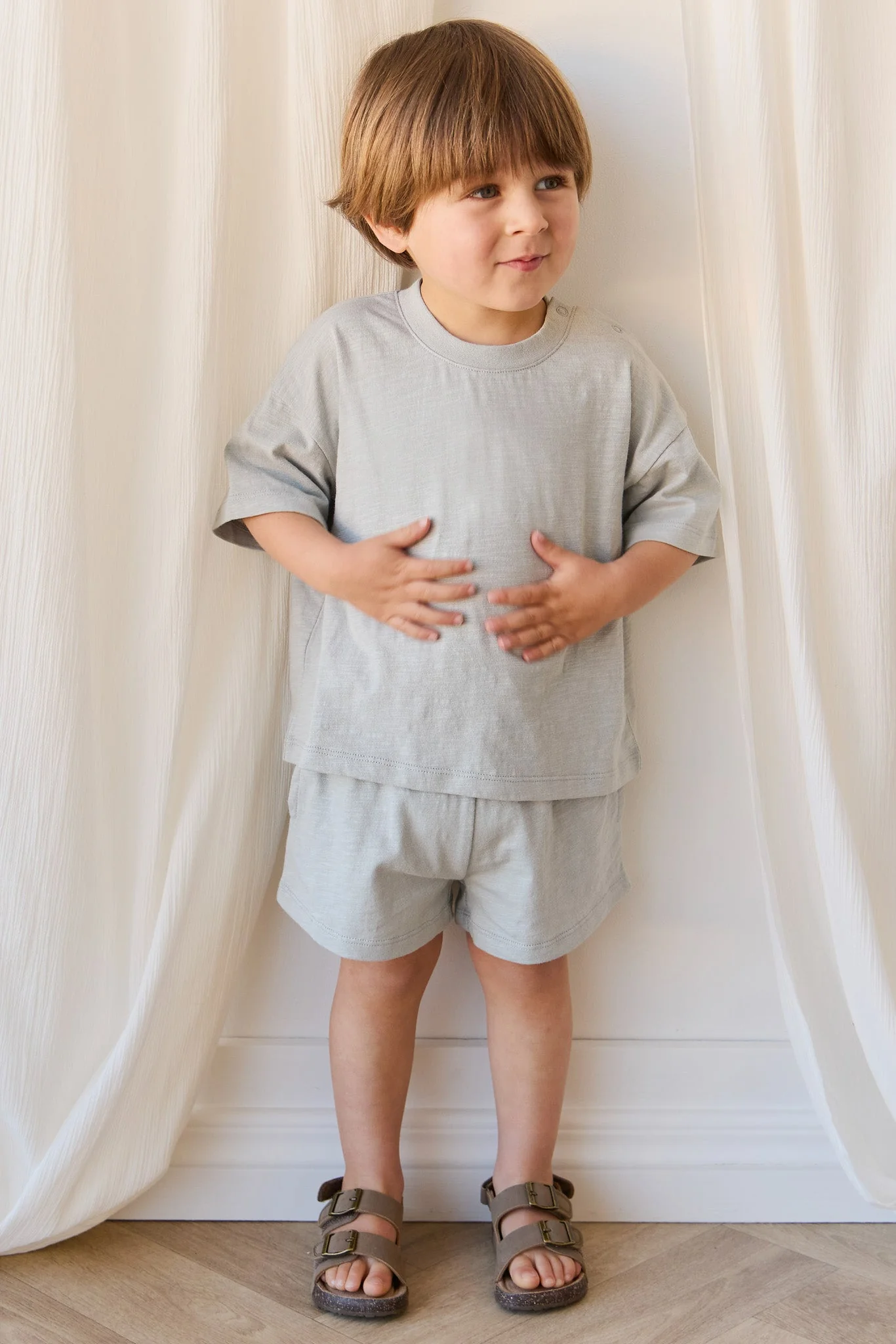 Organic Cotton Leith Tee - Shoreline - Image 2