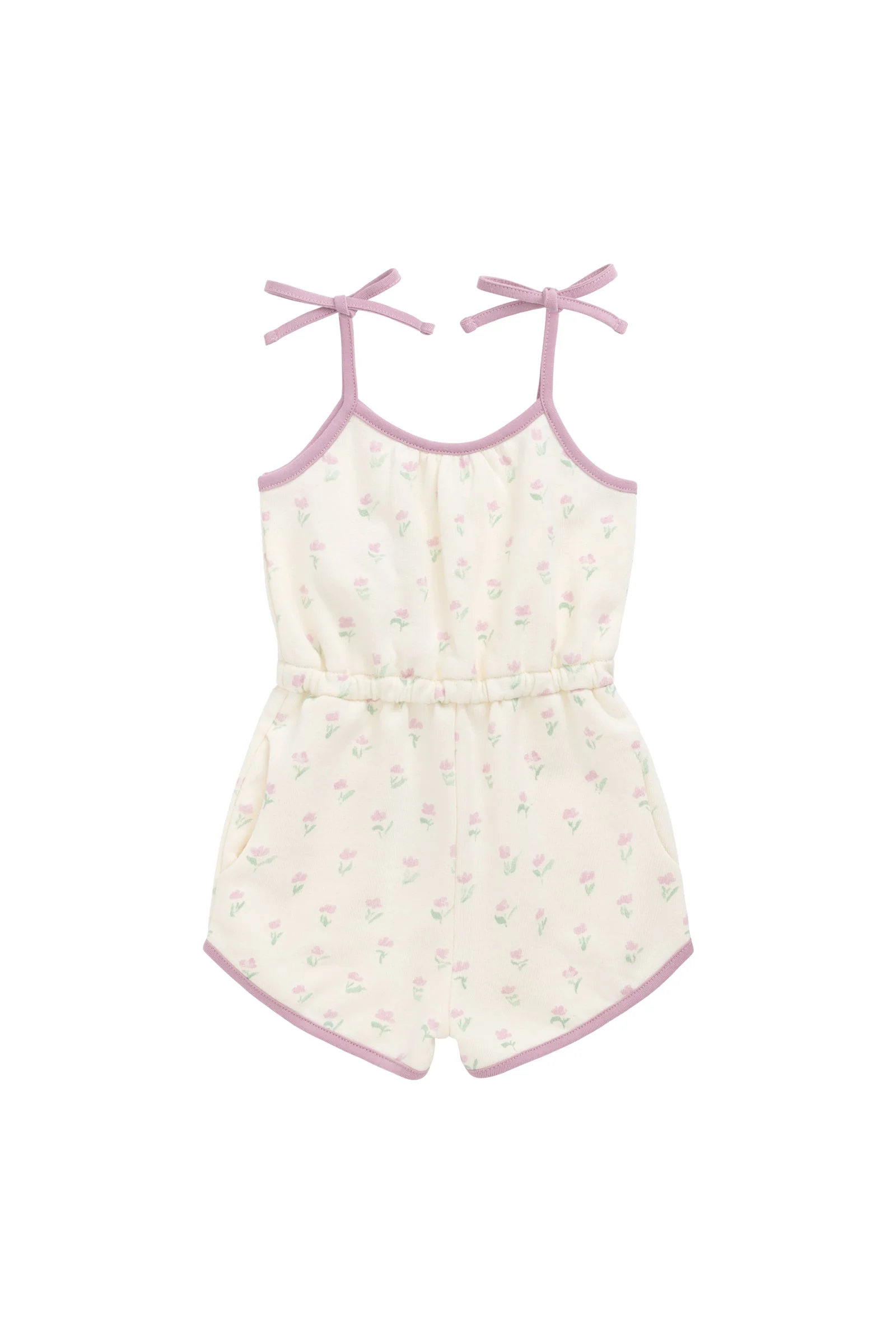 Organic Cotton Lilith Playsuit - Lila Pink - Image 2