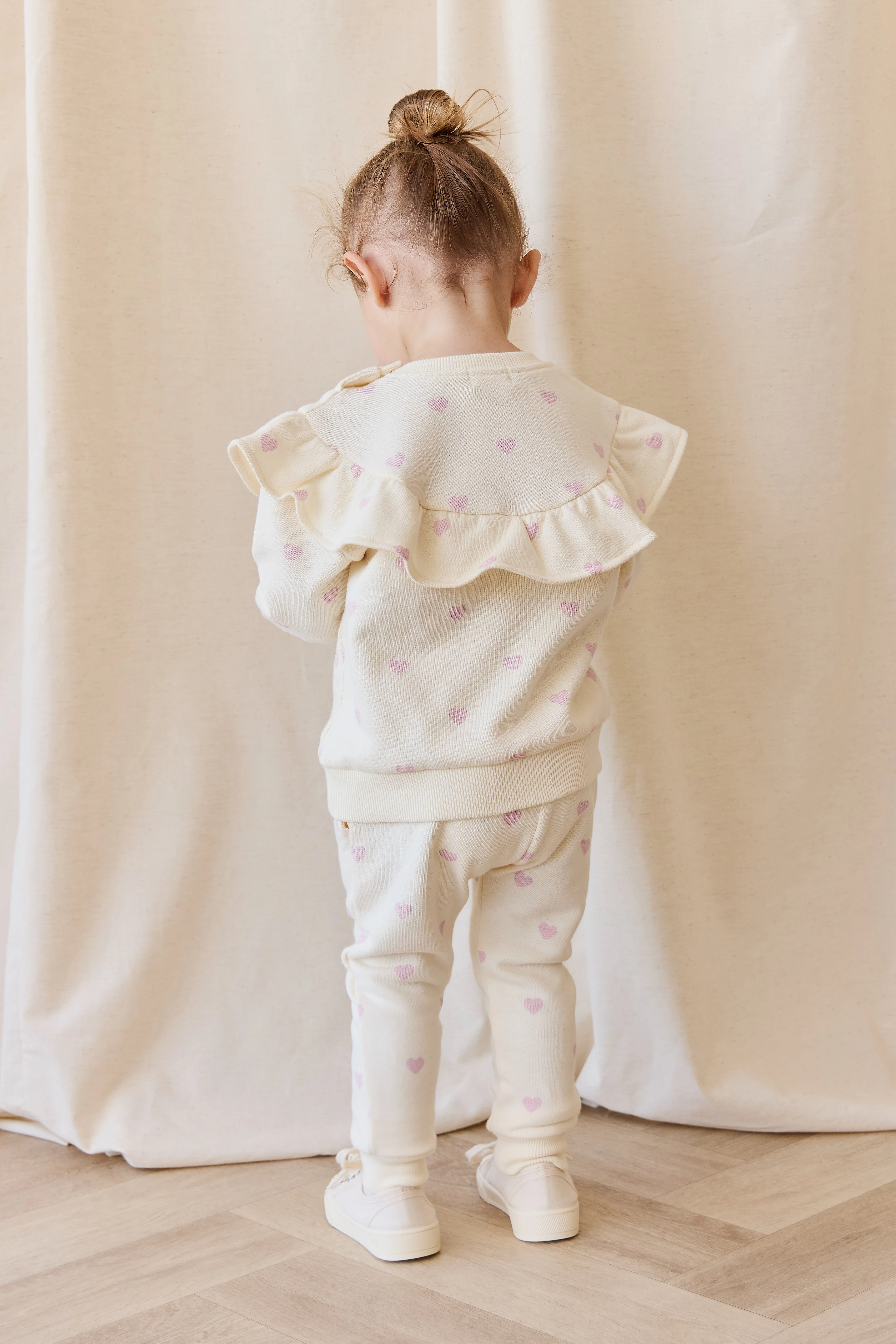 Organic Cotton Lilith Track Pant - Mon Amour Lotus - Image 4