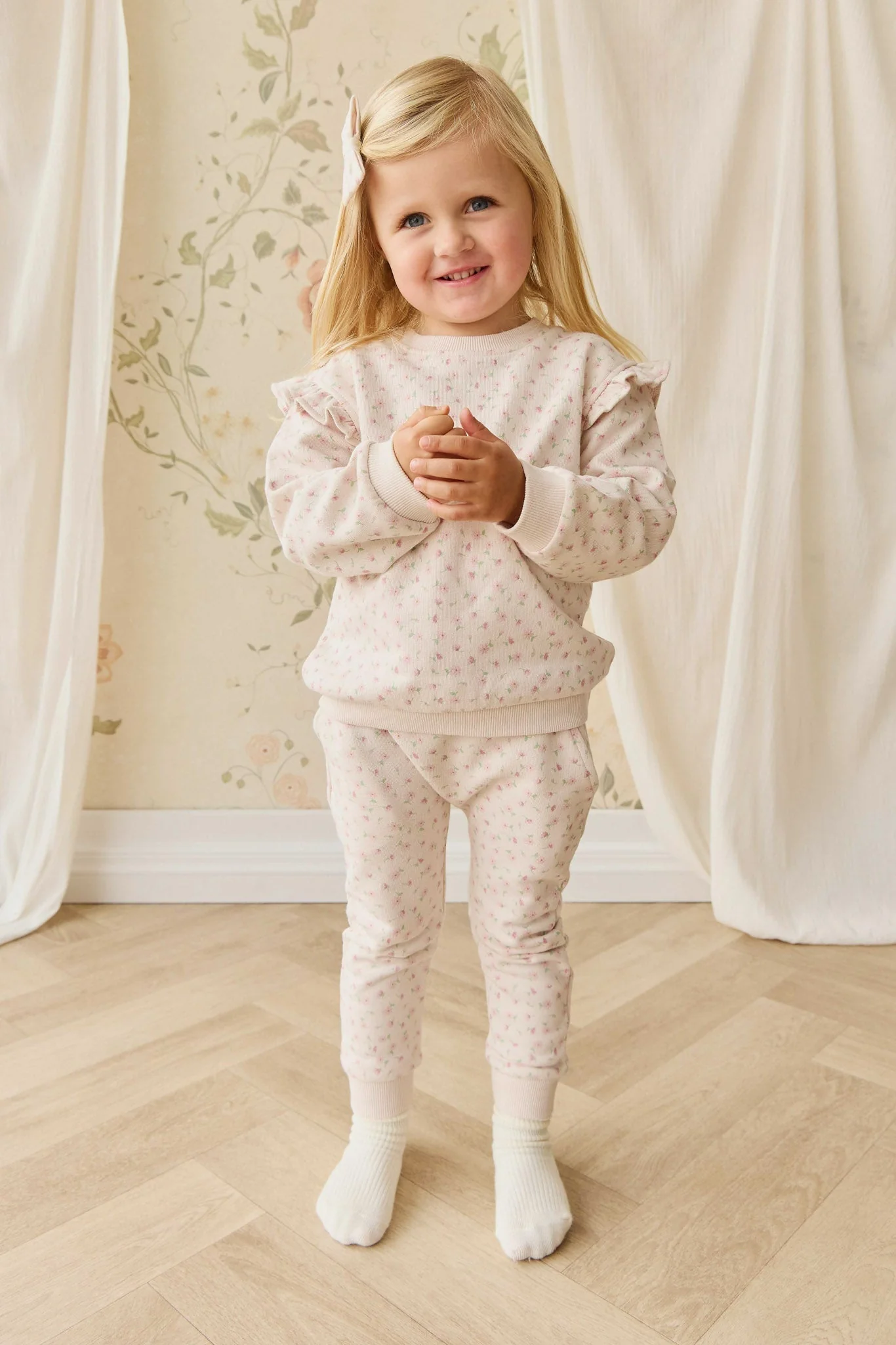 Organic Cotton Lilith Track Pant - Victoria Blush - Image 4