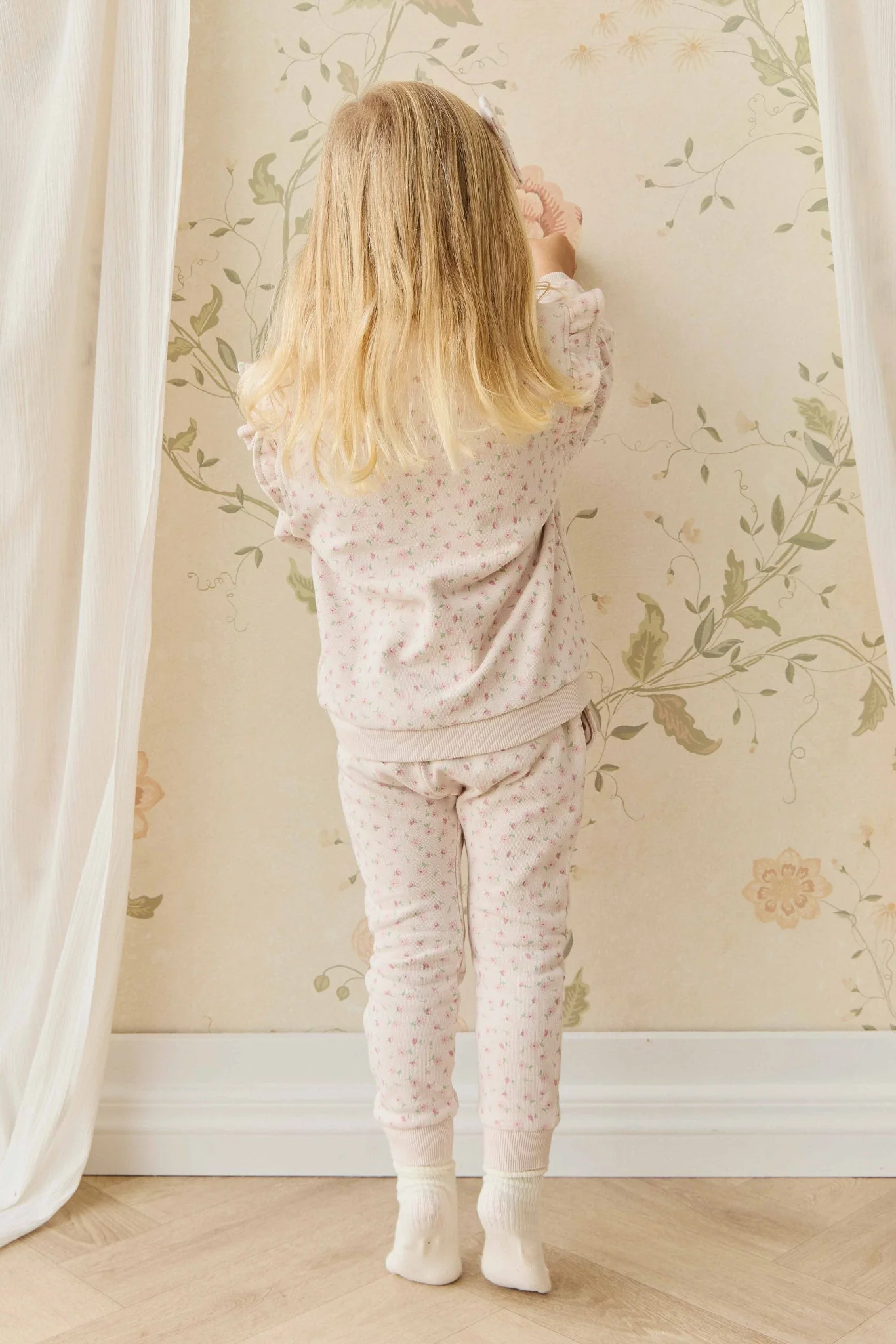 Organic Cotton Lilith Track Pant - Victoria Blush - Image 5