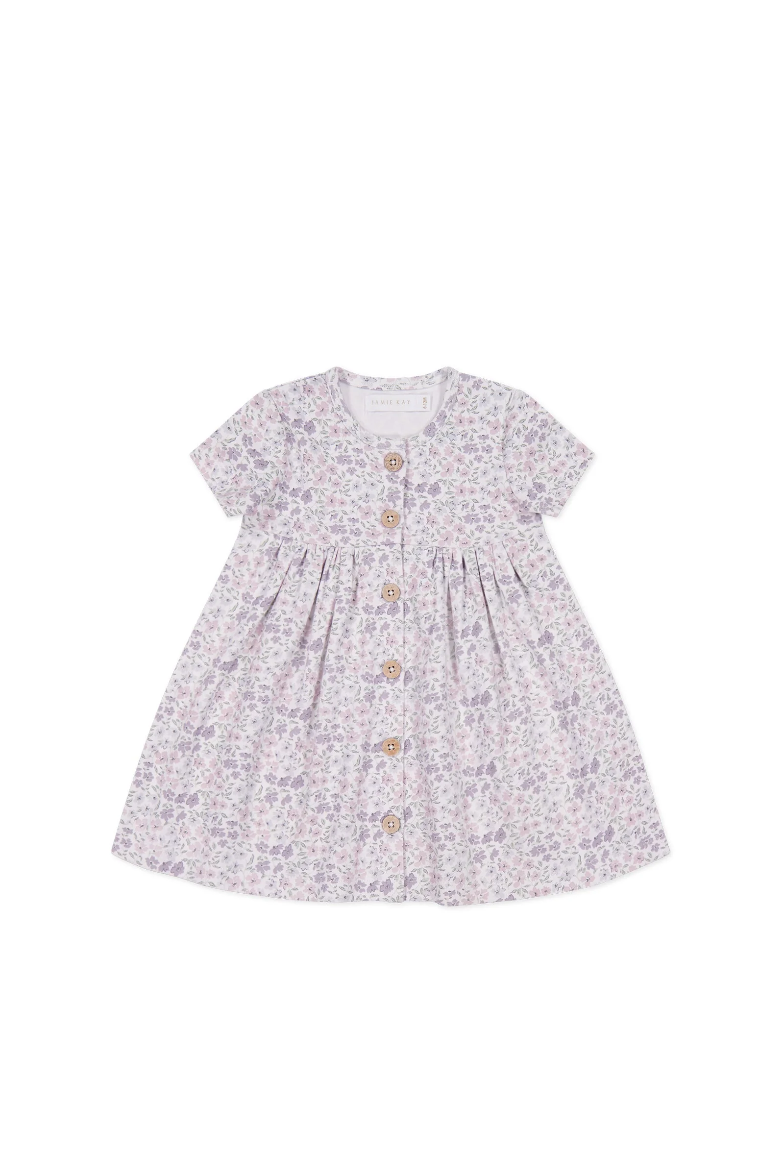 Organic Cotton Lola Dress - Fifi Lilac - Image 2