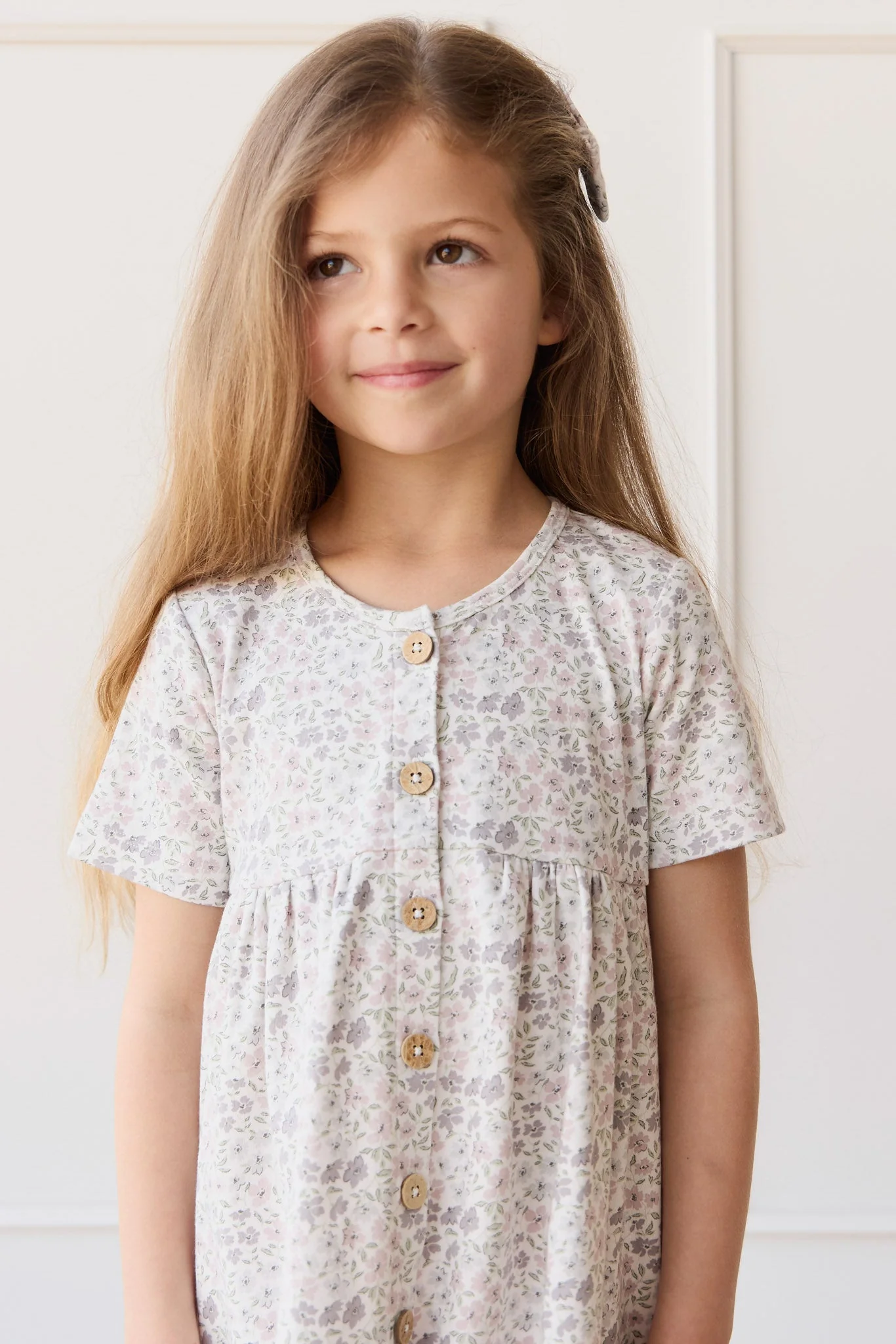 Organic Cotton Lola Dress - Fifi Lilac - Image 5