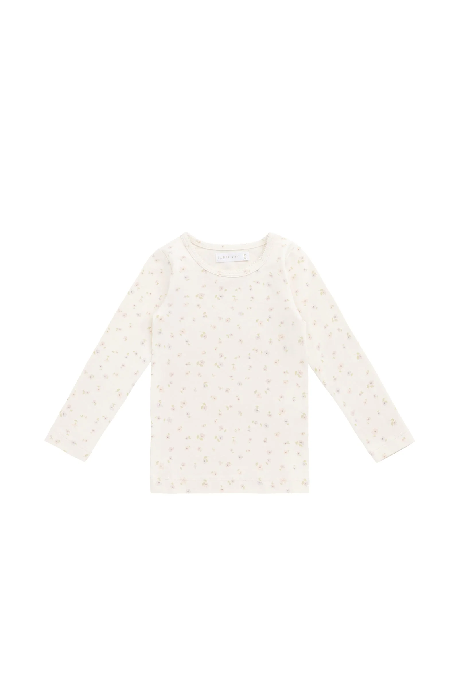 Organic Cotton Long Sleeve Top - Briella Whisper - Image 2