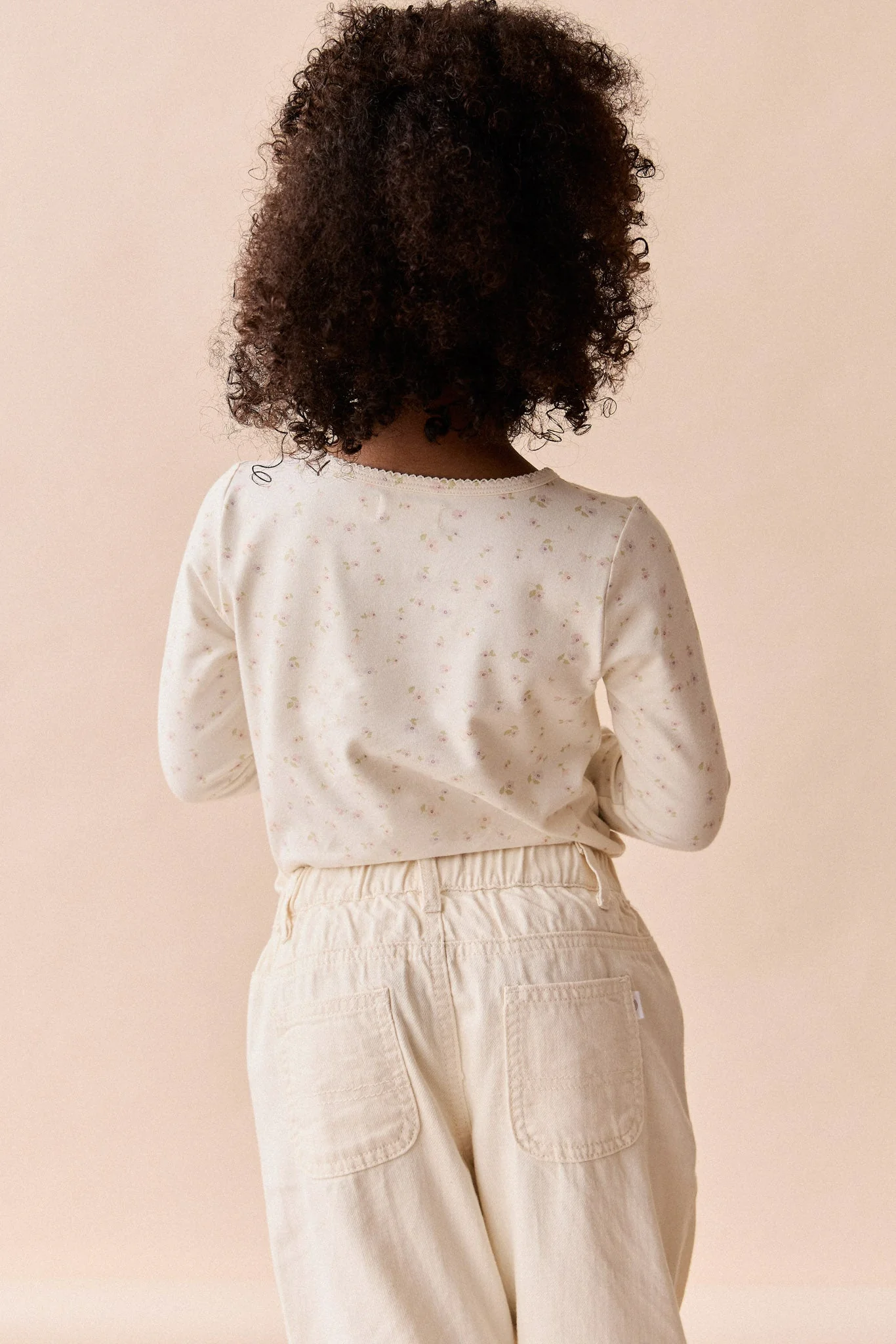 Organic Cotton Long Sleeve Top - Briella Whisper - Image 4