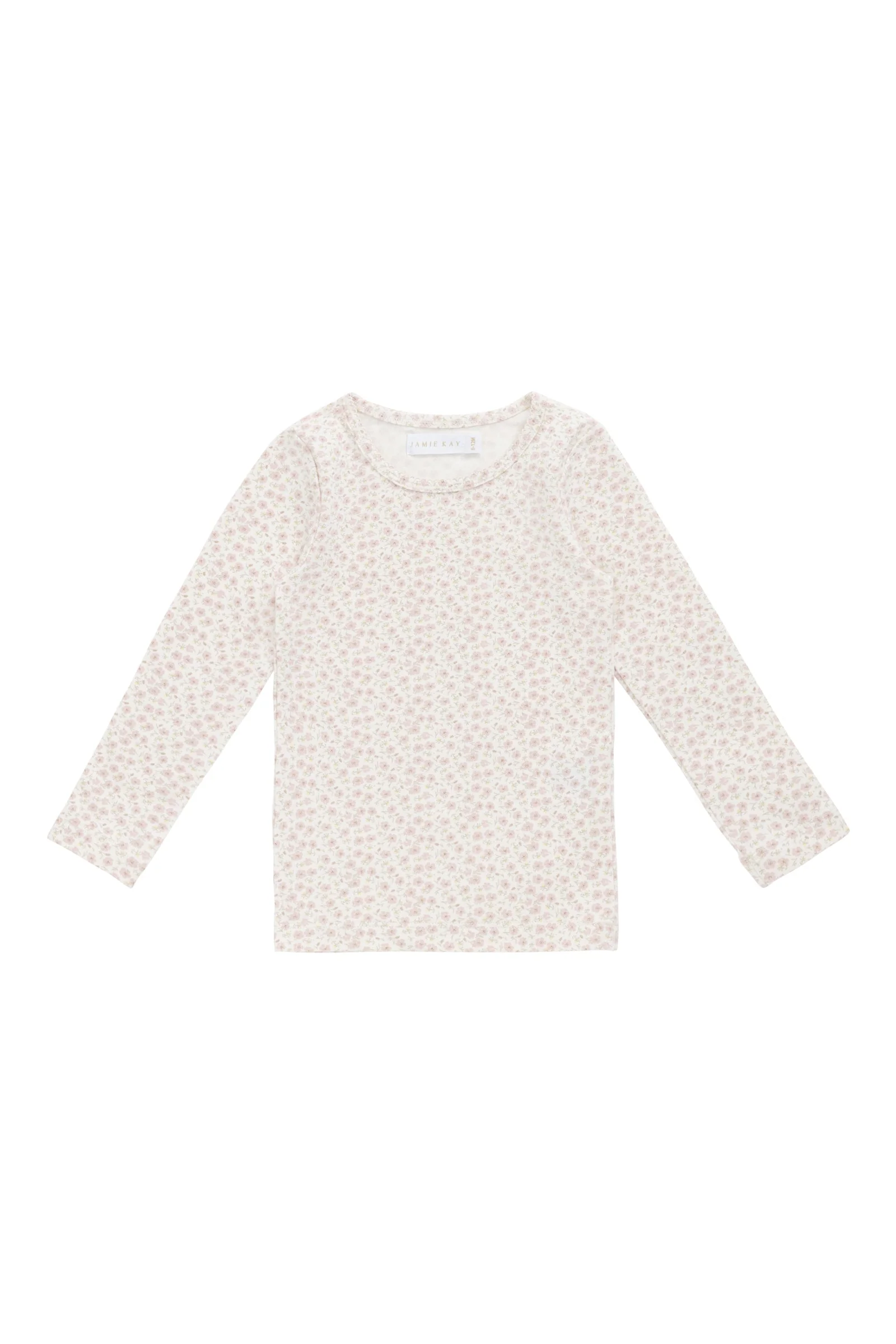 Organic Cotton Long Sleeve Top - Penelope Rose Small - Image 2