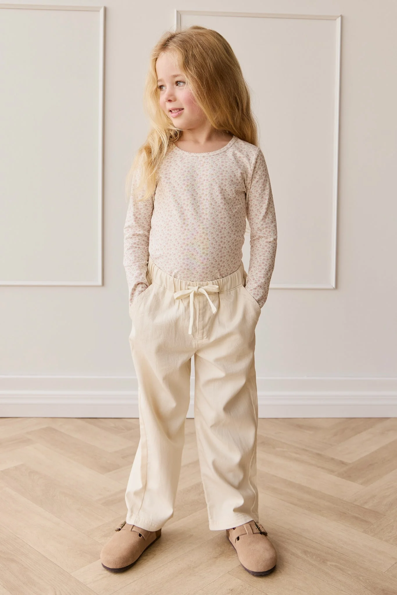 Organic Cotton Long Sleeve Top - Penelope Rose Small - Image 3