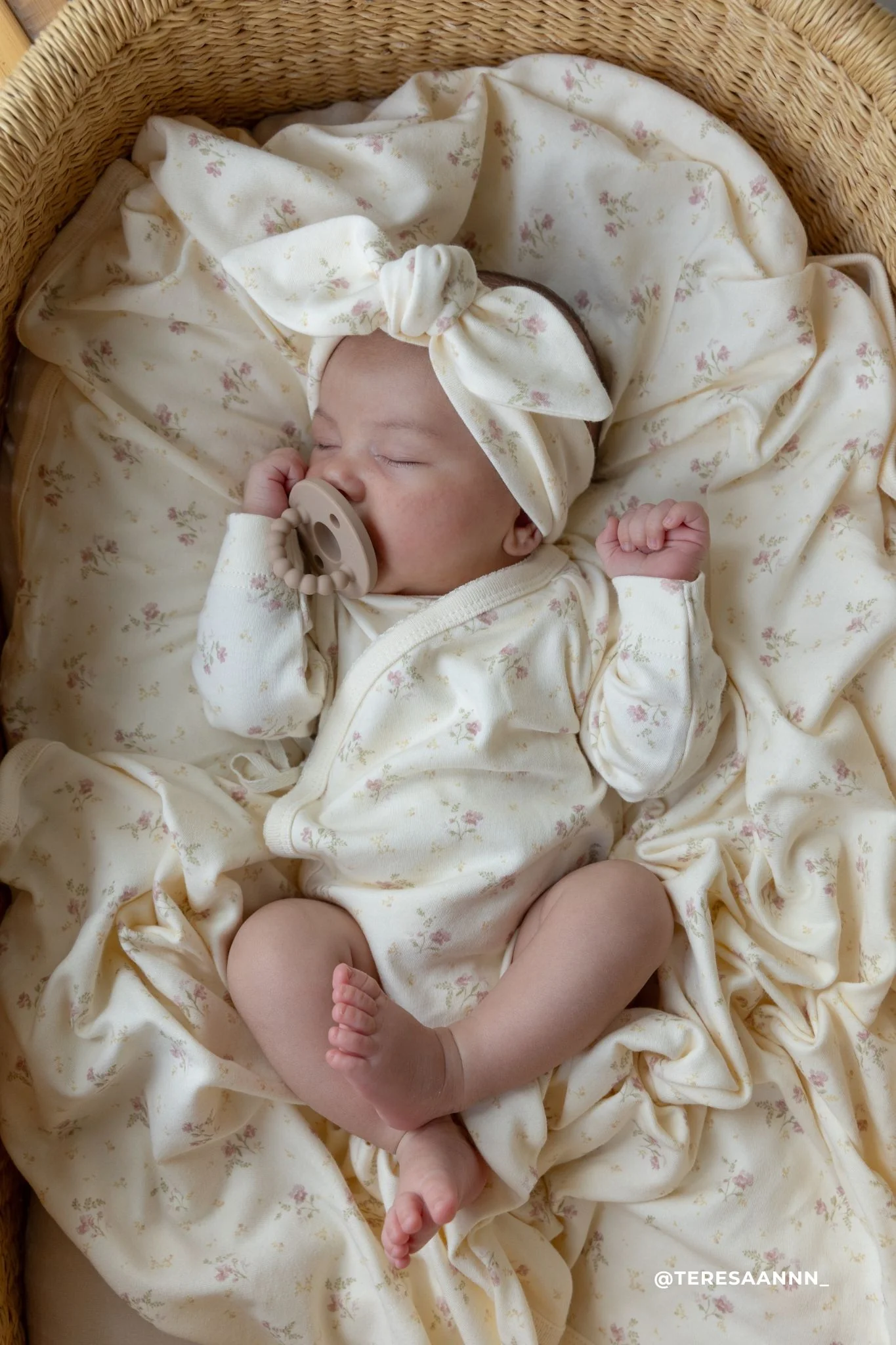 Organic Cotton Marina Bodysuit - Thelma Parchment - Image 2