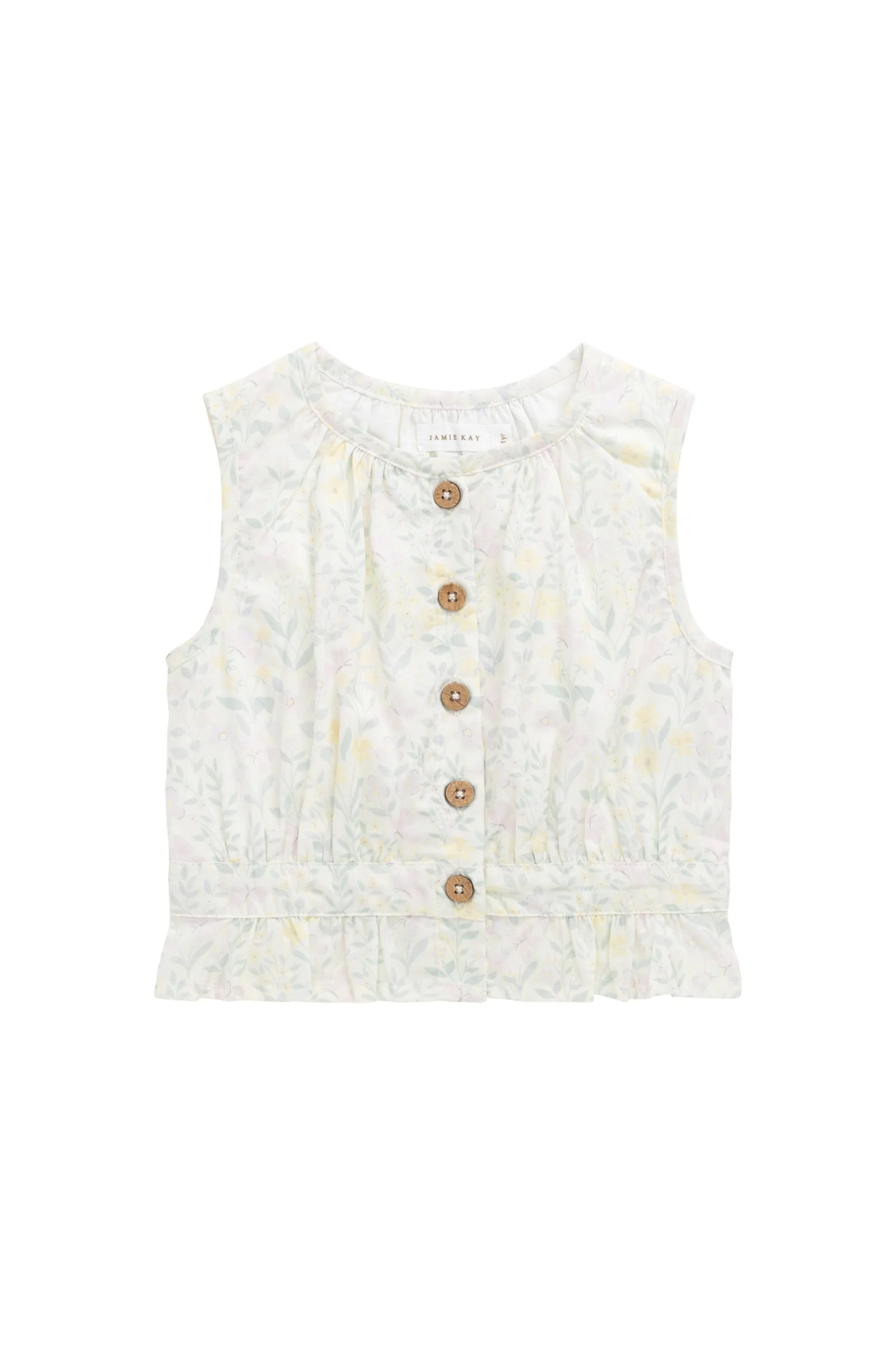 Organic Cotton McCenna Top - Daphne Egret - Image 2