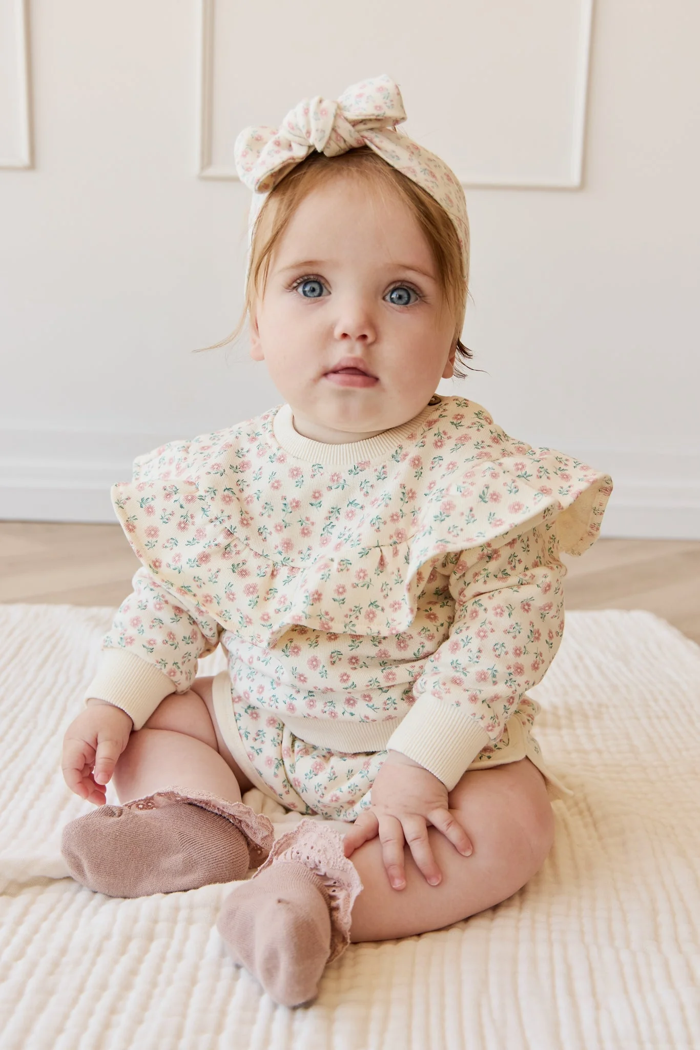 Organic Cotton Mckinley Sweatshirt - Posy Garden Pink - Image 4