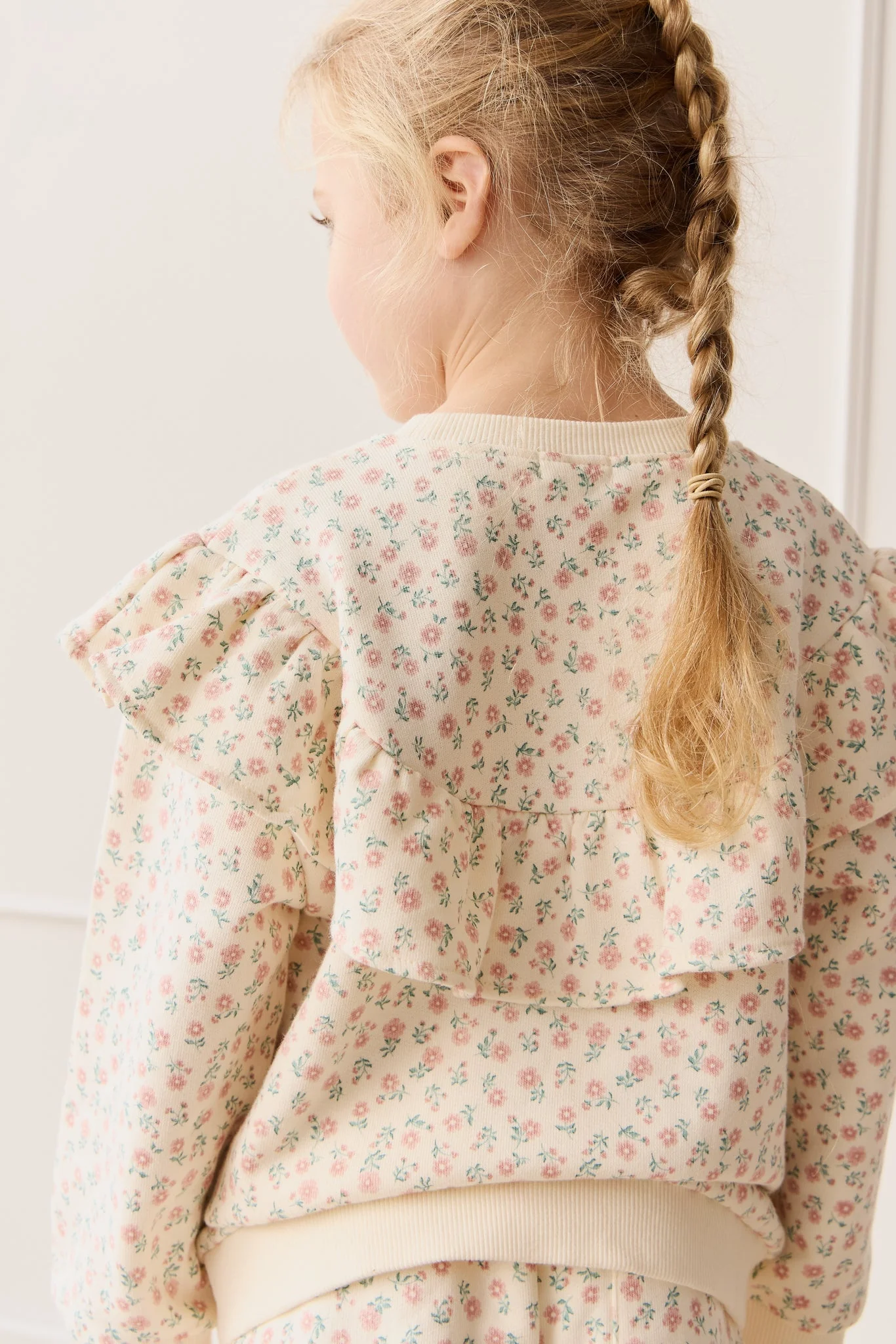 Organic Cotton Mckinley Sweatshirt - Posy Garden Pink - Image 5