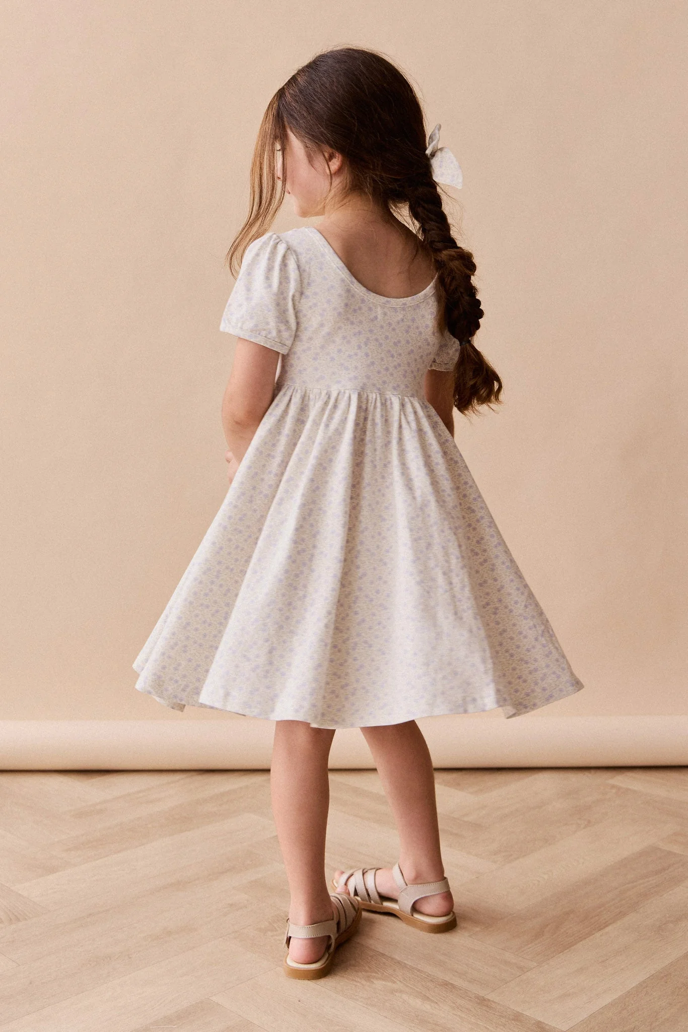 Organic Cotton Meadow Dress - Emmy Lilac - Image 5