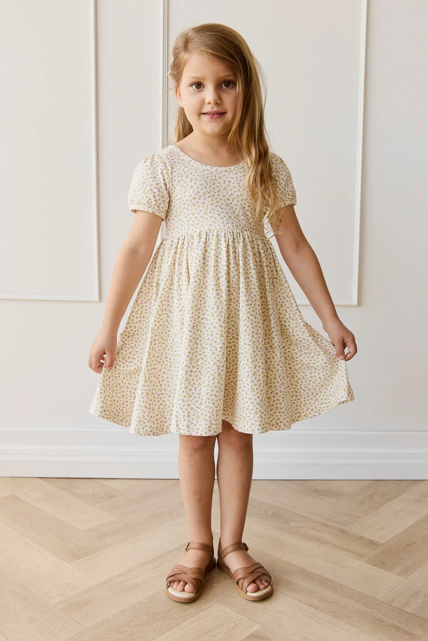 Organic Cotton Meadow Dress - Pippa Pink - Image 4