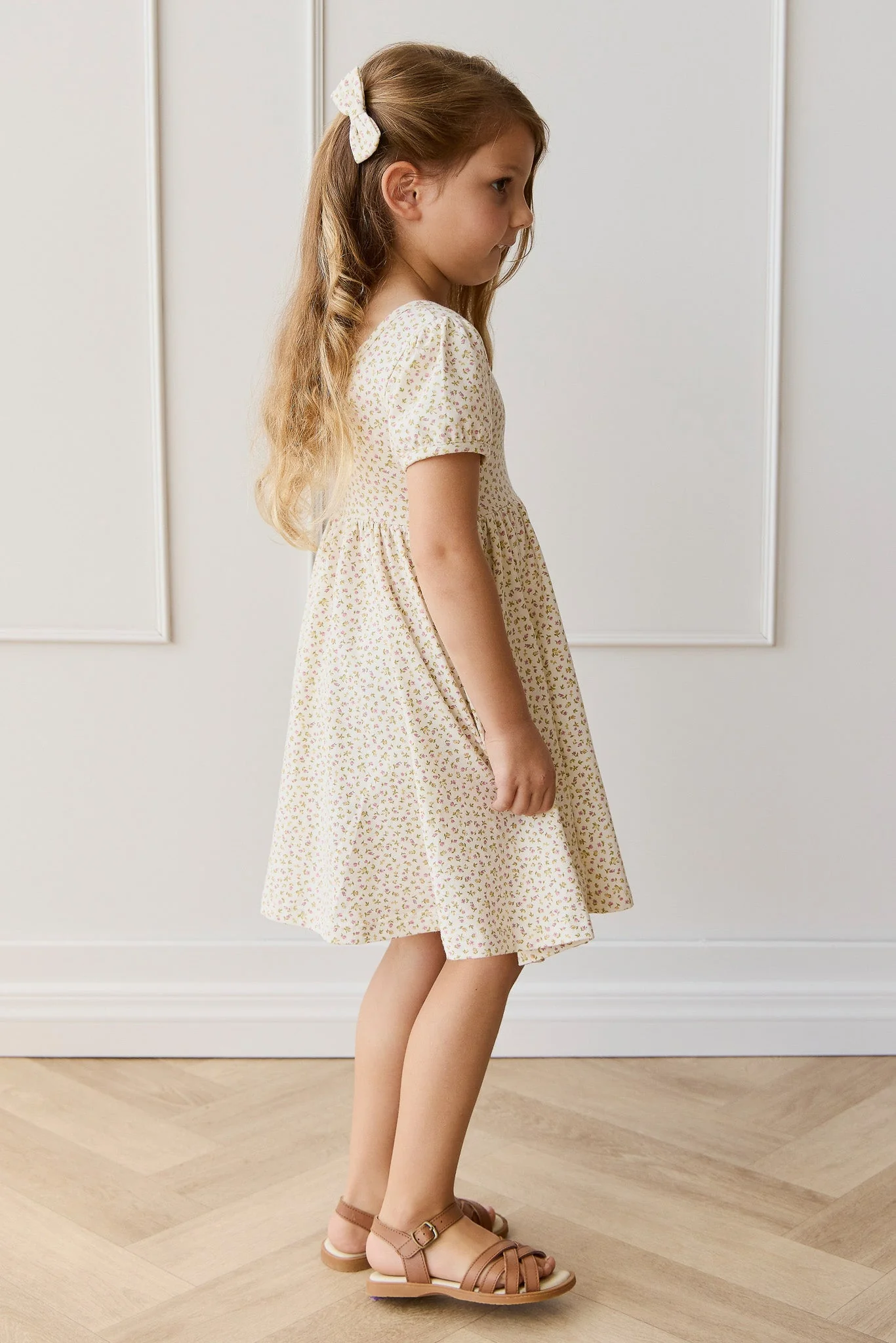 Organic Cotton Meadow Dress - Pippa Pink - Image 5