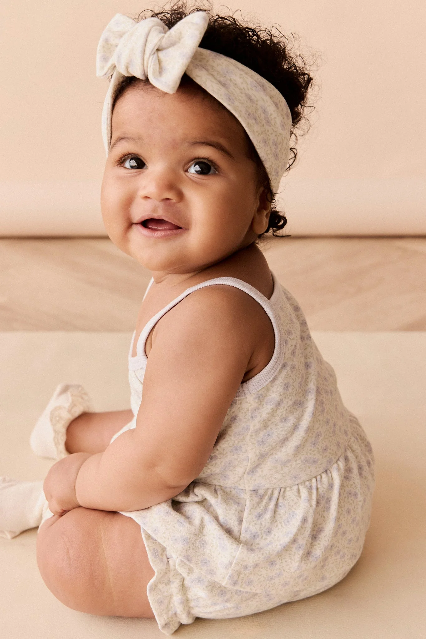 Organic Cotton Meadow Singlet - Emmy Lilac - Image 4
