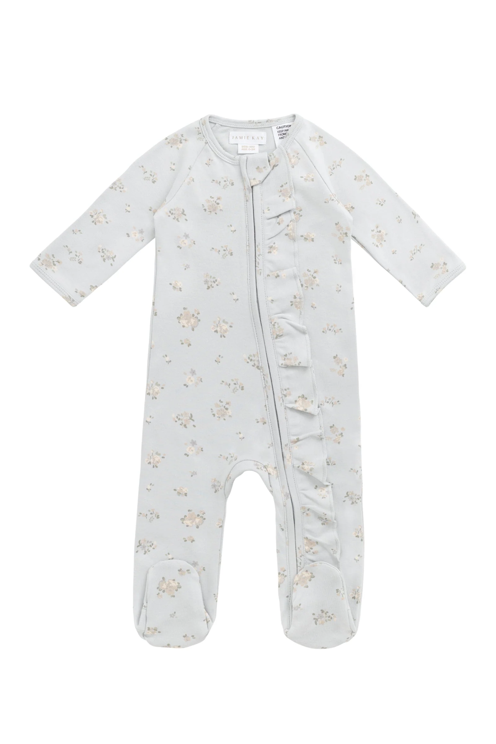 Organic Cotton Melanie Onepiece - Petite Fleur Blue - Image 2