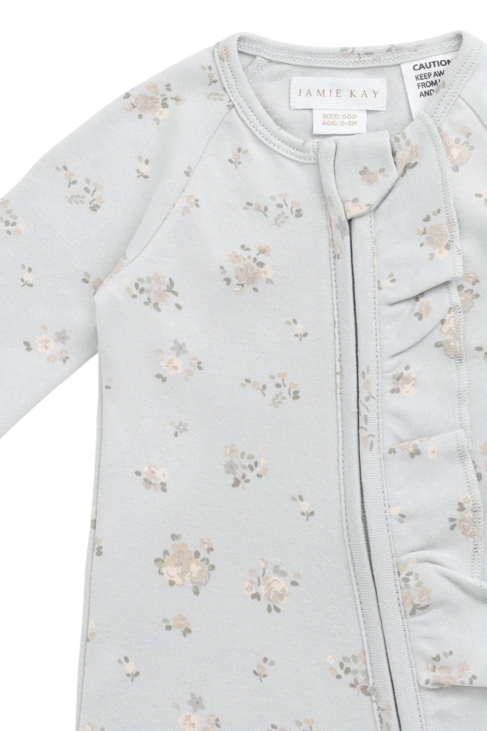 Organic Cotton Melanie Onepiece - Petite Fleur Blue - Image 5
