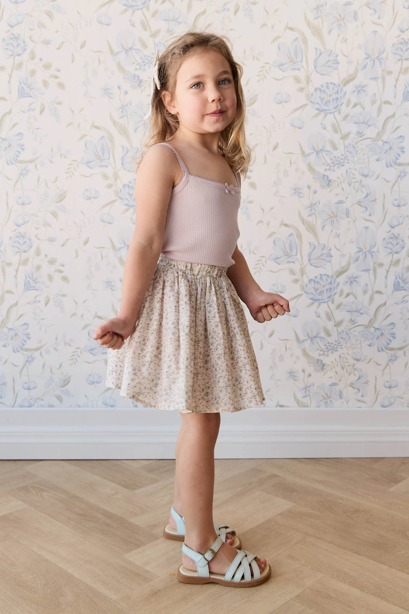 Organic Cotton Melanie Skirt - Fifi Violet - Image 4