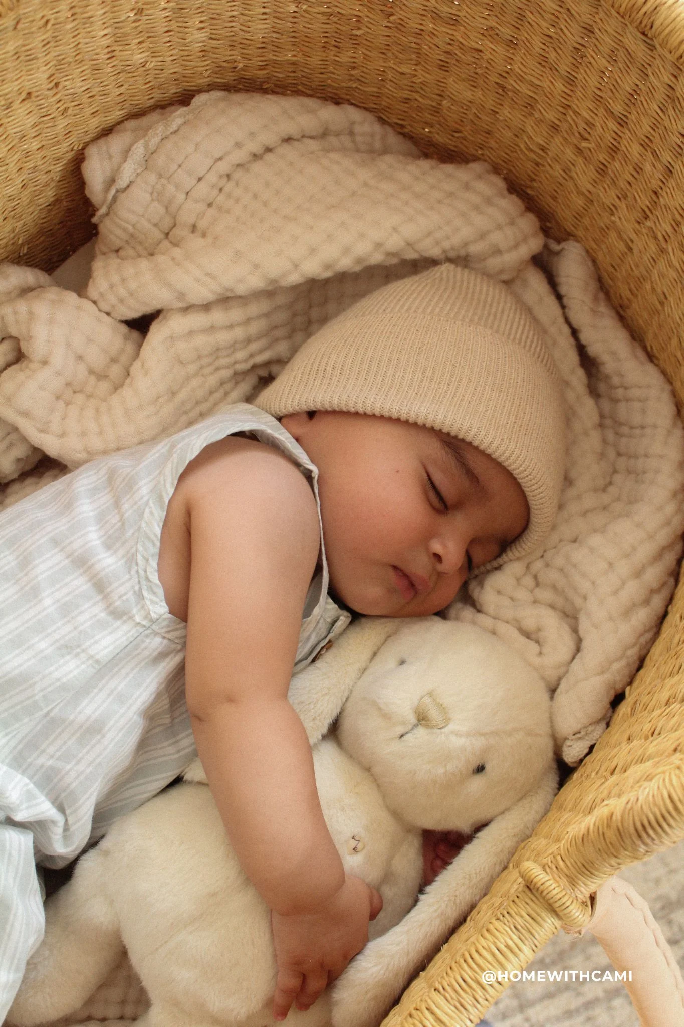 Organic Cotton Milo Jumpsuit - Variegated Stripe Shoreline - Image 3