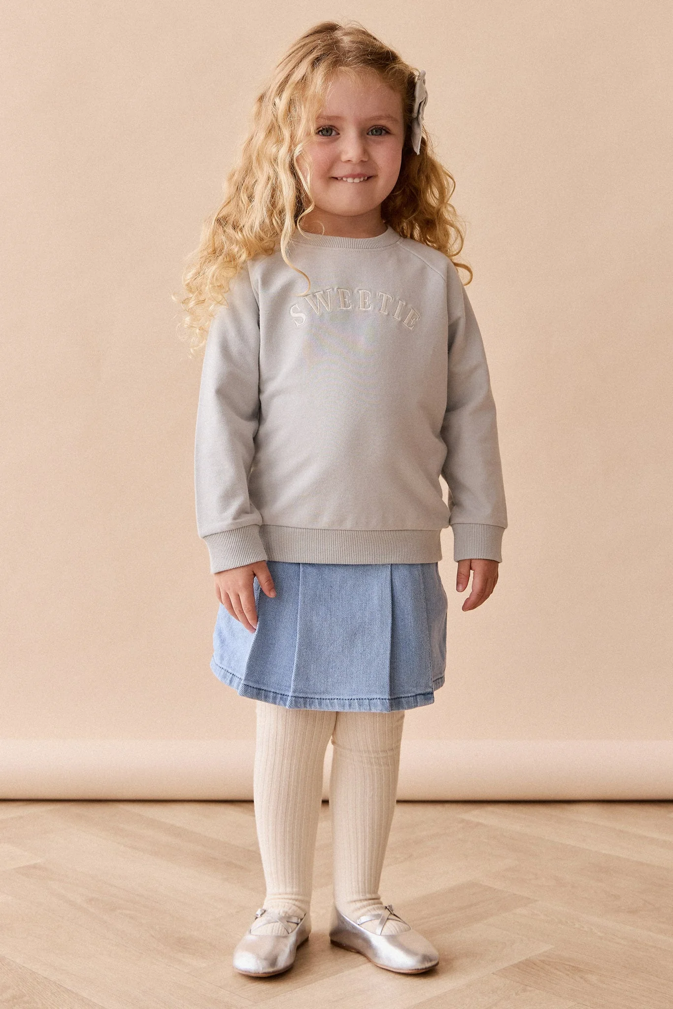 Organic Cotton Mimi Sweatshirt - Dawn Blue Sweetie - Image 4