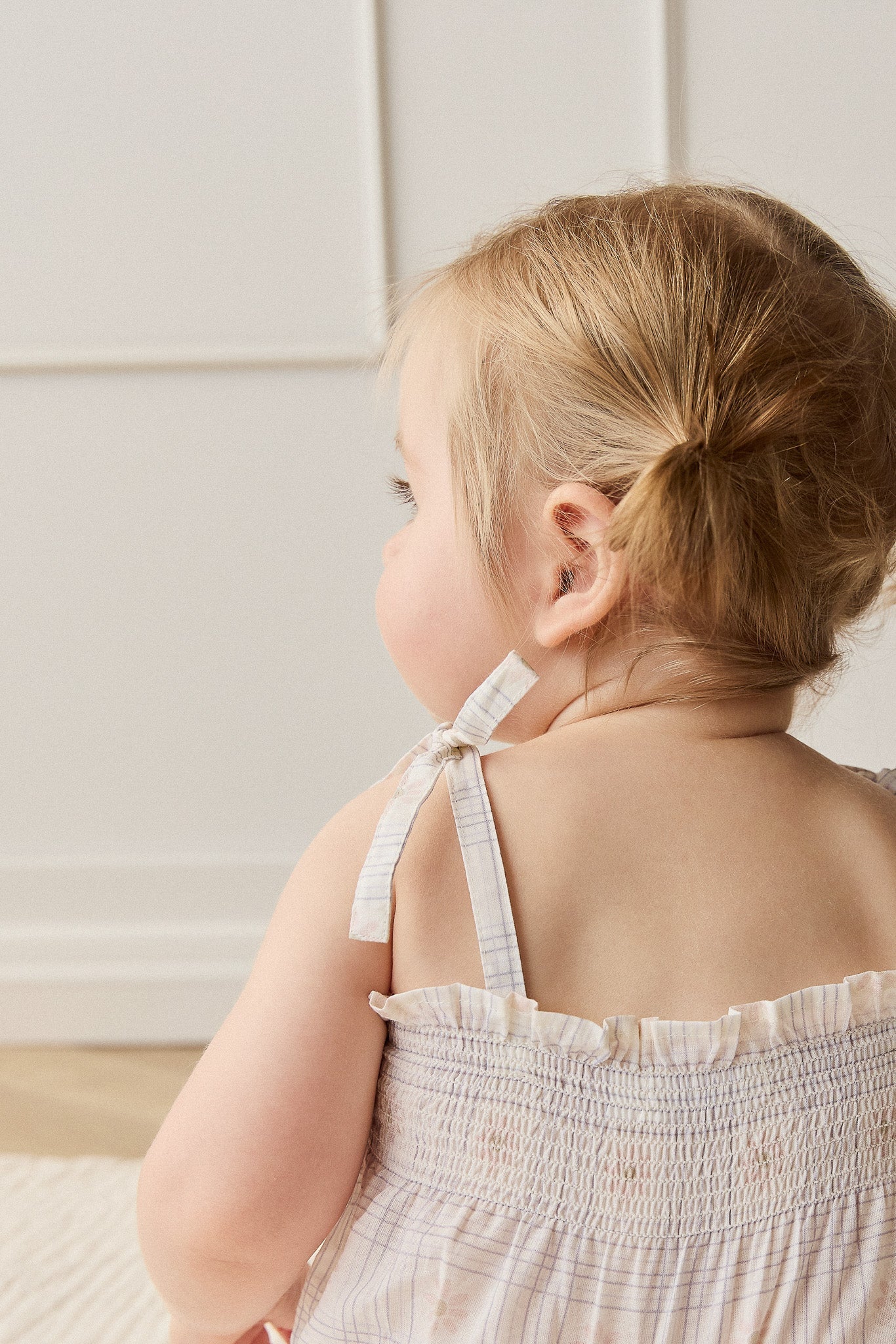 Organic Cotton Mirabel Jumpsuit - Marguerite Egret - Image 4