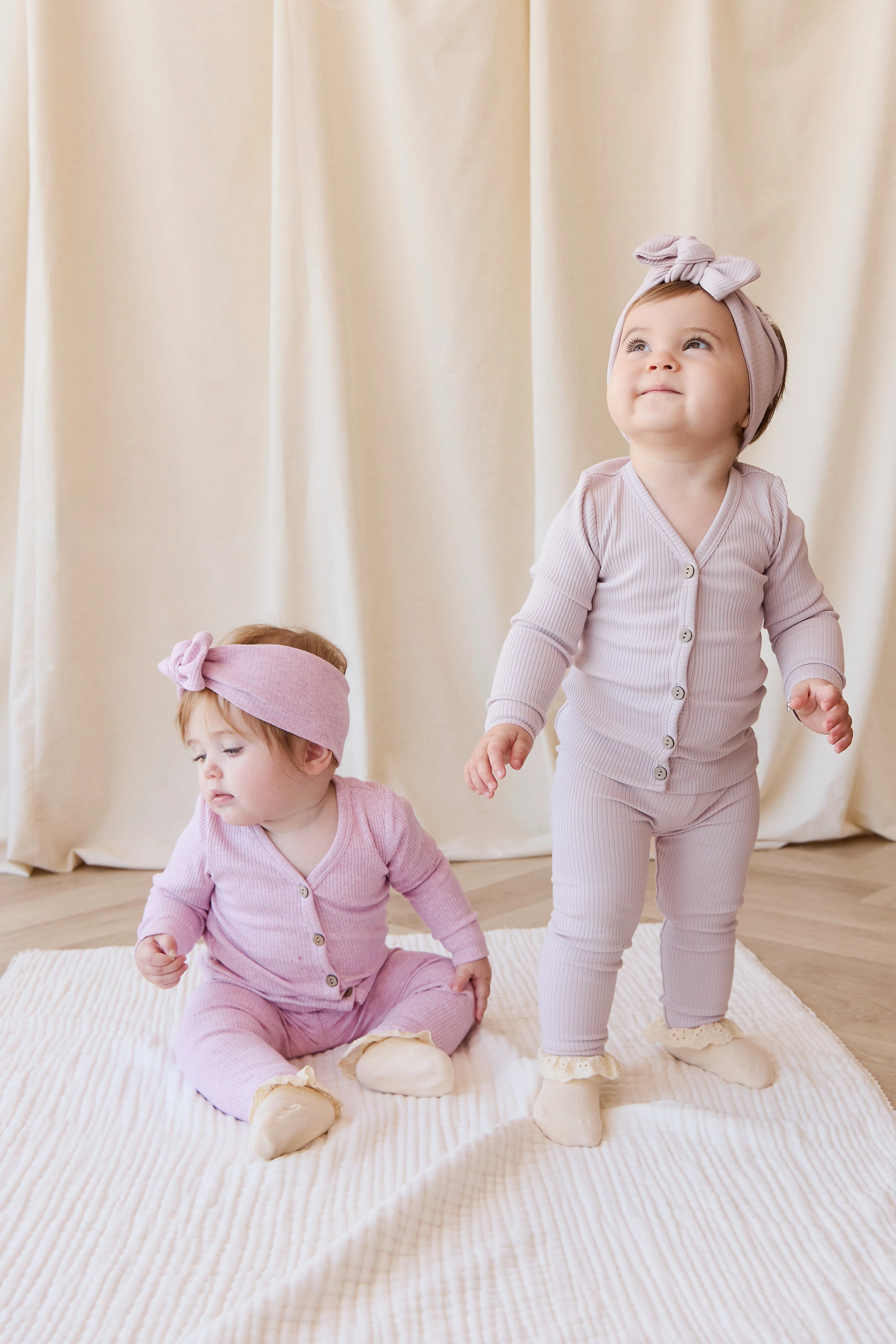 Organic Cotton Modal Everyday Legging - Orchid Marle - Image 3