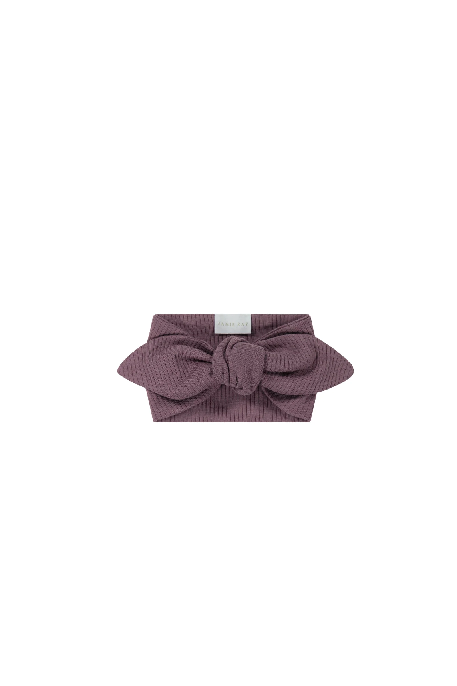 Organic Cotton Modal Headband - Mauve - Image 2