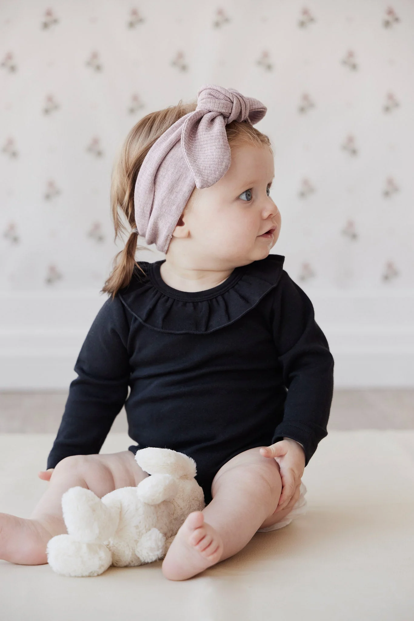 Organic Cotton Modal Headband - Mushroom Marle - Image 7