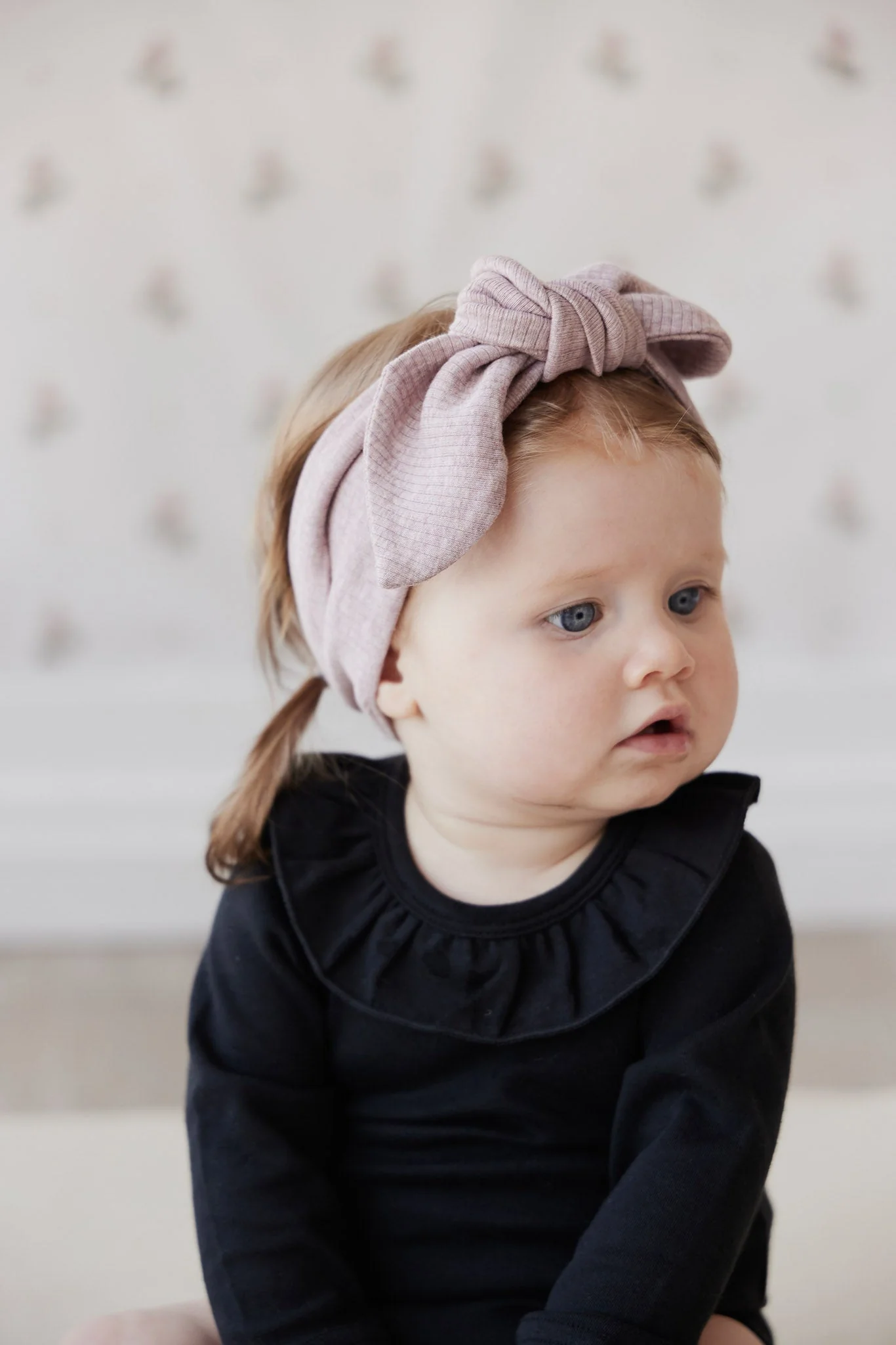 Organic Cotton Modal Headband - Mushroom Marle - Image 8