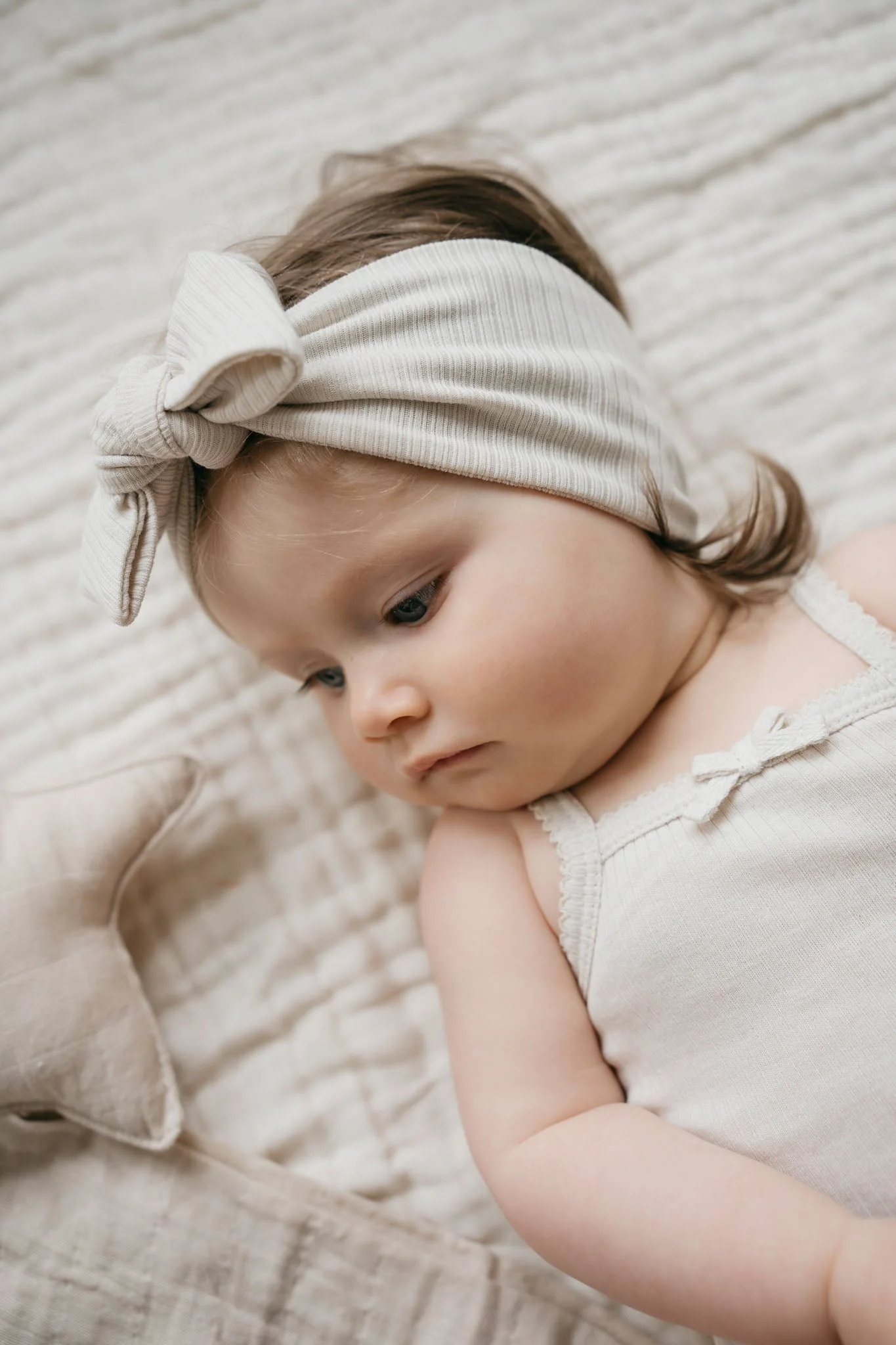 Organic Cotton Modal Lilian Headband - Beech - Image 4