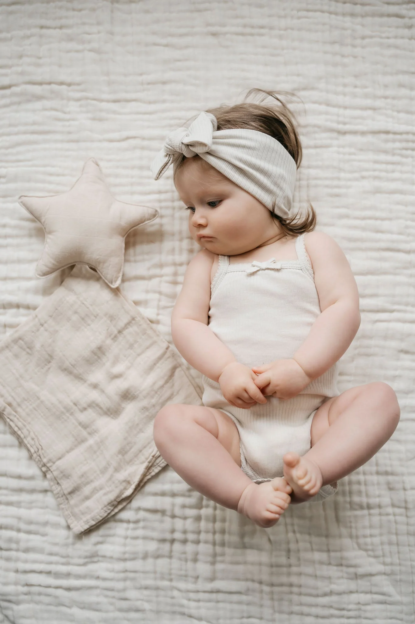 Organic Cotton Modal Lilian Headband - Beech - Image 5