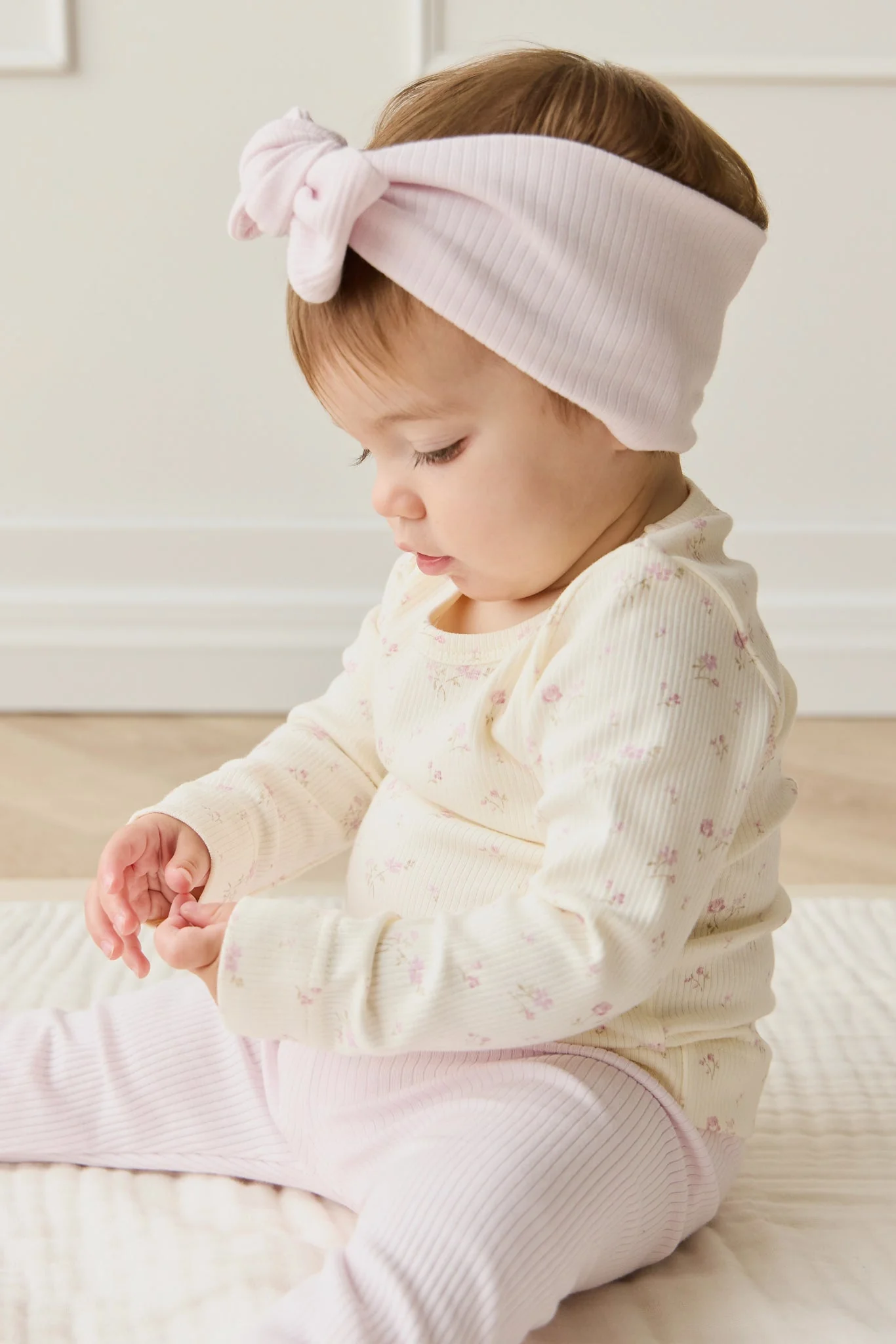 Organic Cotton Modal Lilian Headband - Cassia - Image 3