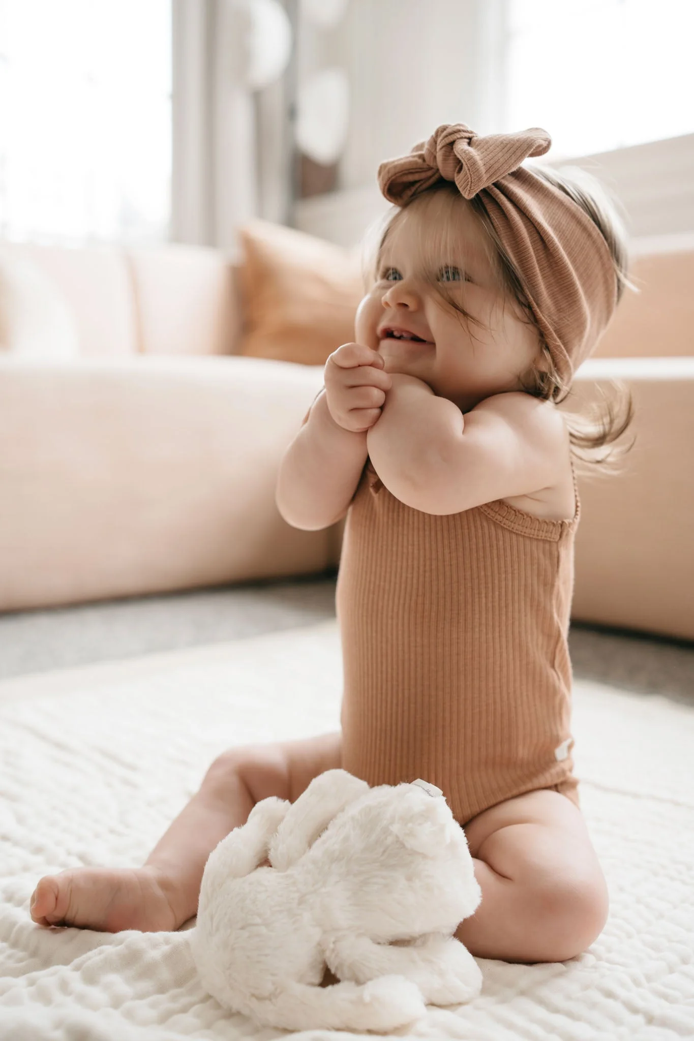 Organic Cotton Modal Lilian Headband - Desert - Image 4
