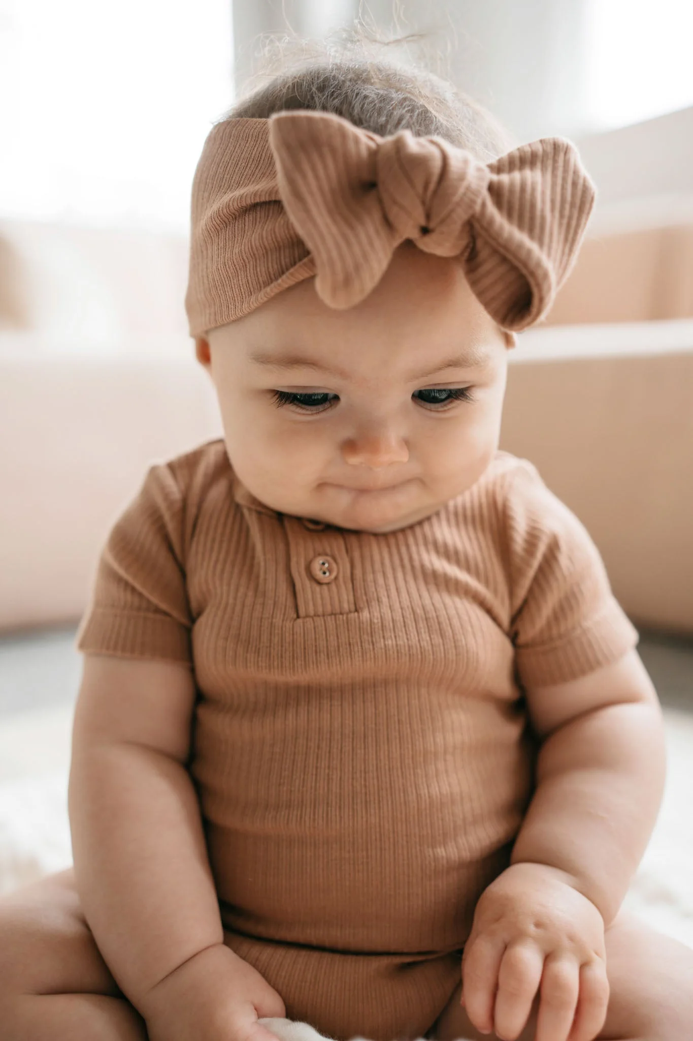 Organic Cotton Modal Lilian Headband - Desert - Image 5