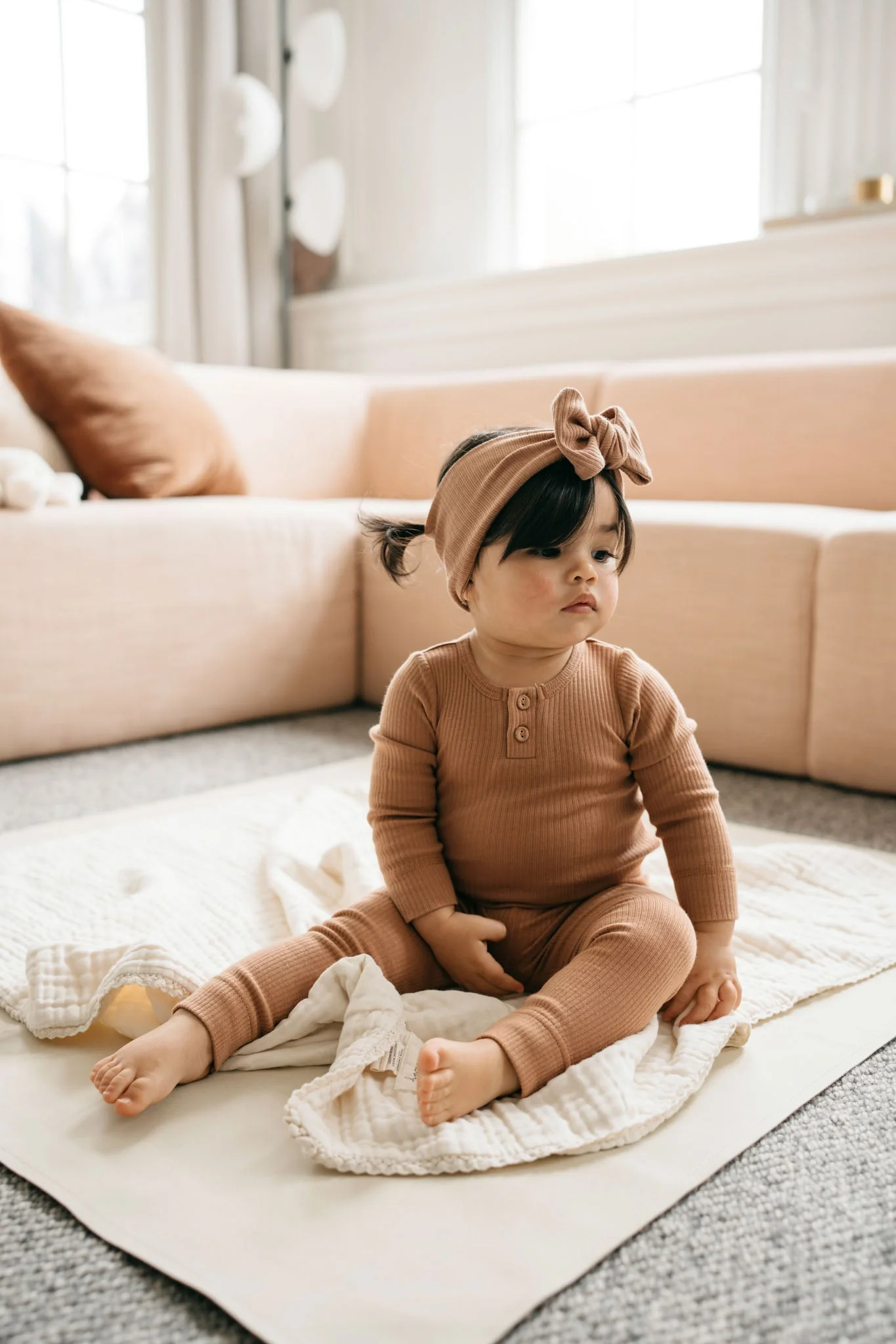 Organic Cotton Modal Lilian Headband - Desert - Image 7