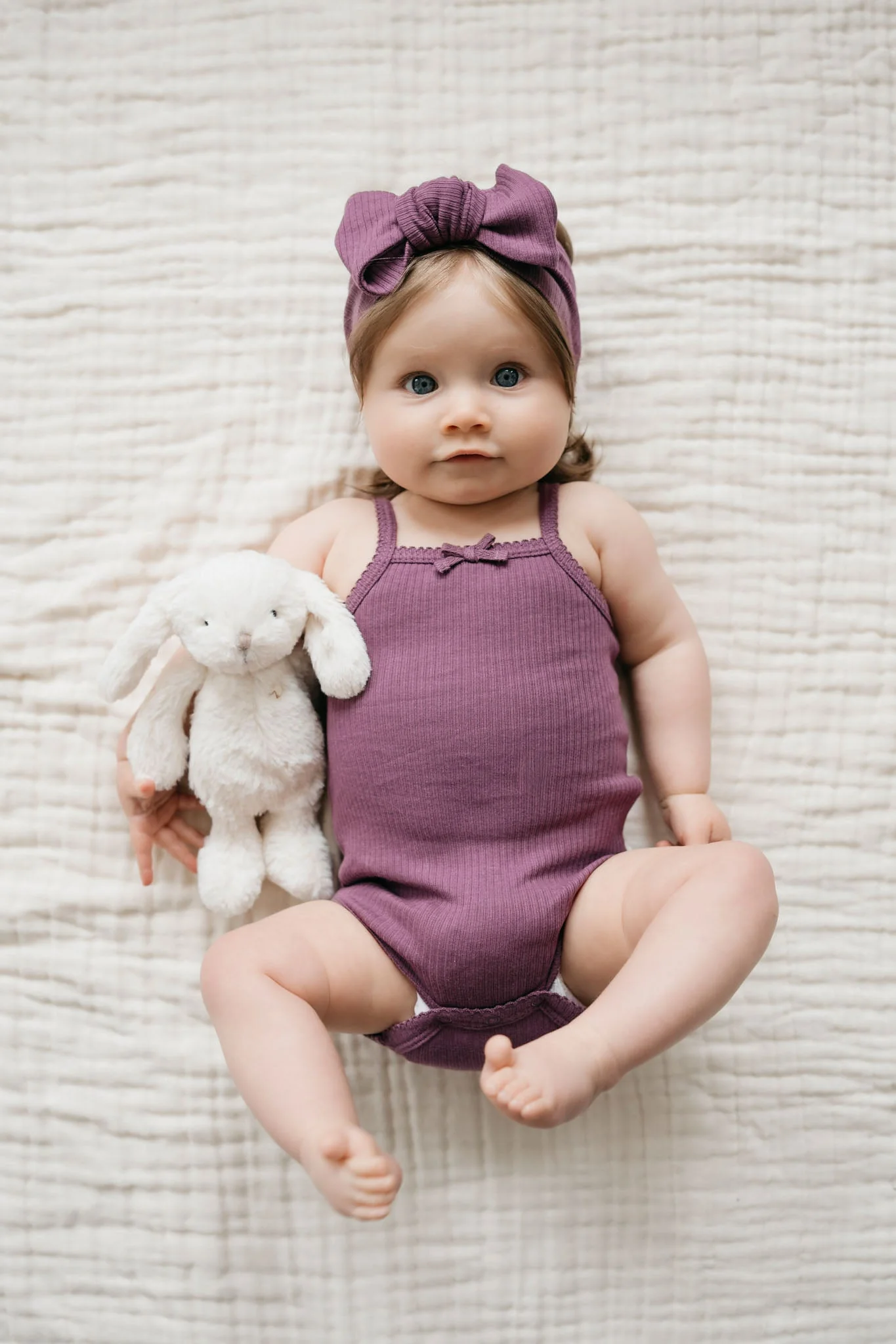 Organic Cotton Modal Lilian Headband - Elderberry - Image 4