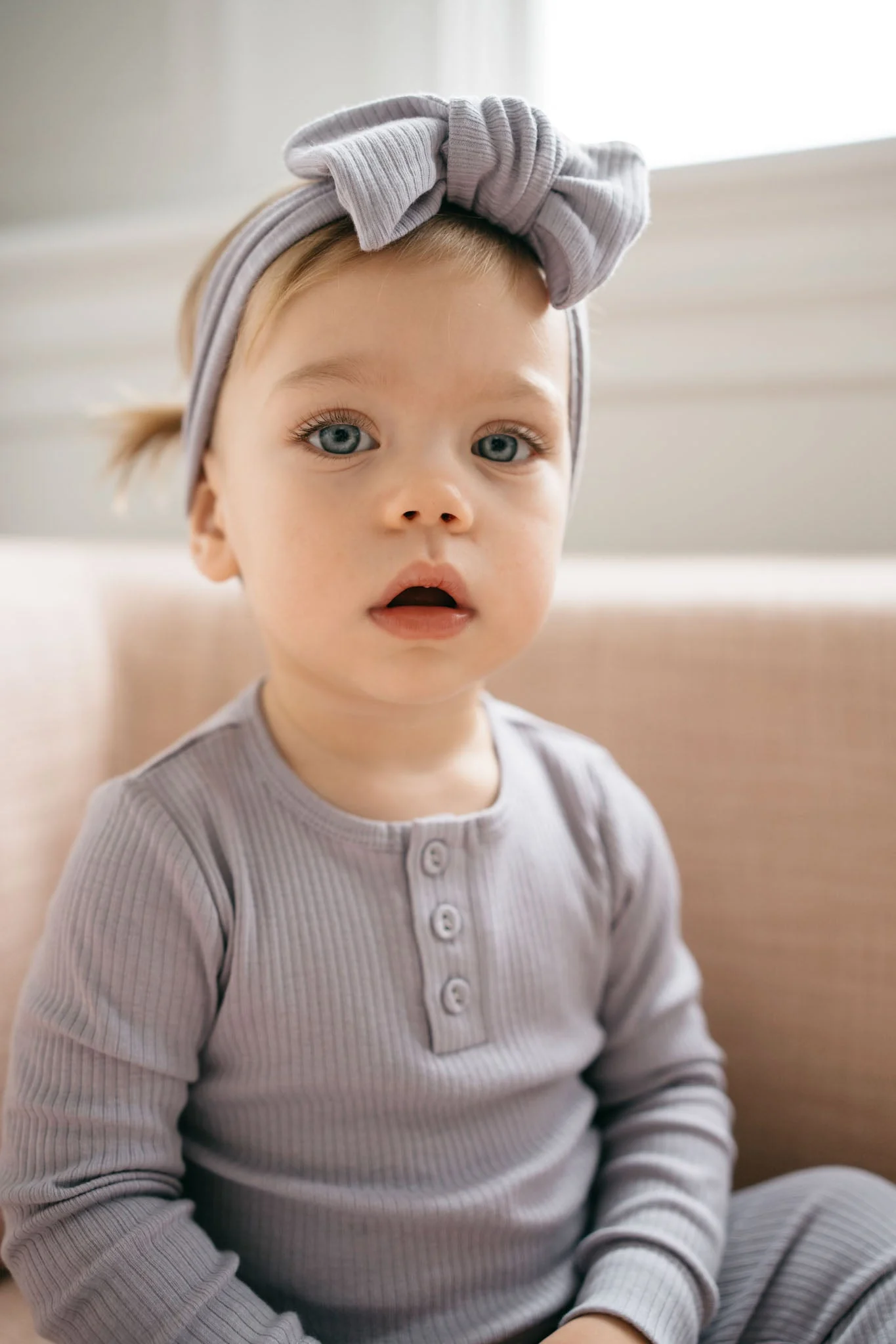 Organic Cotton Modal Lilian Headband - Moon - Image 3