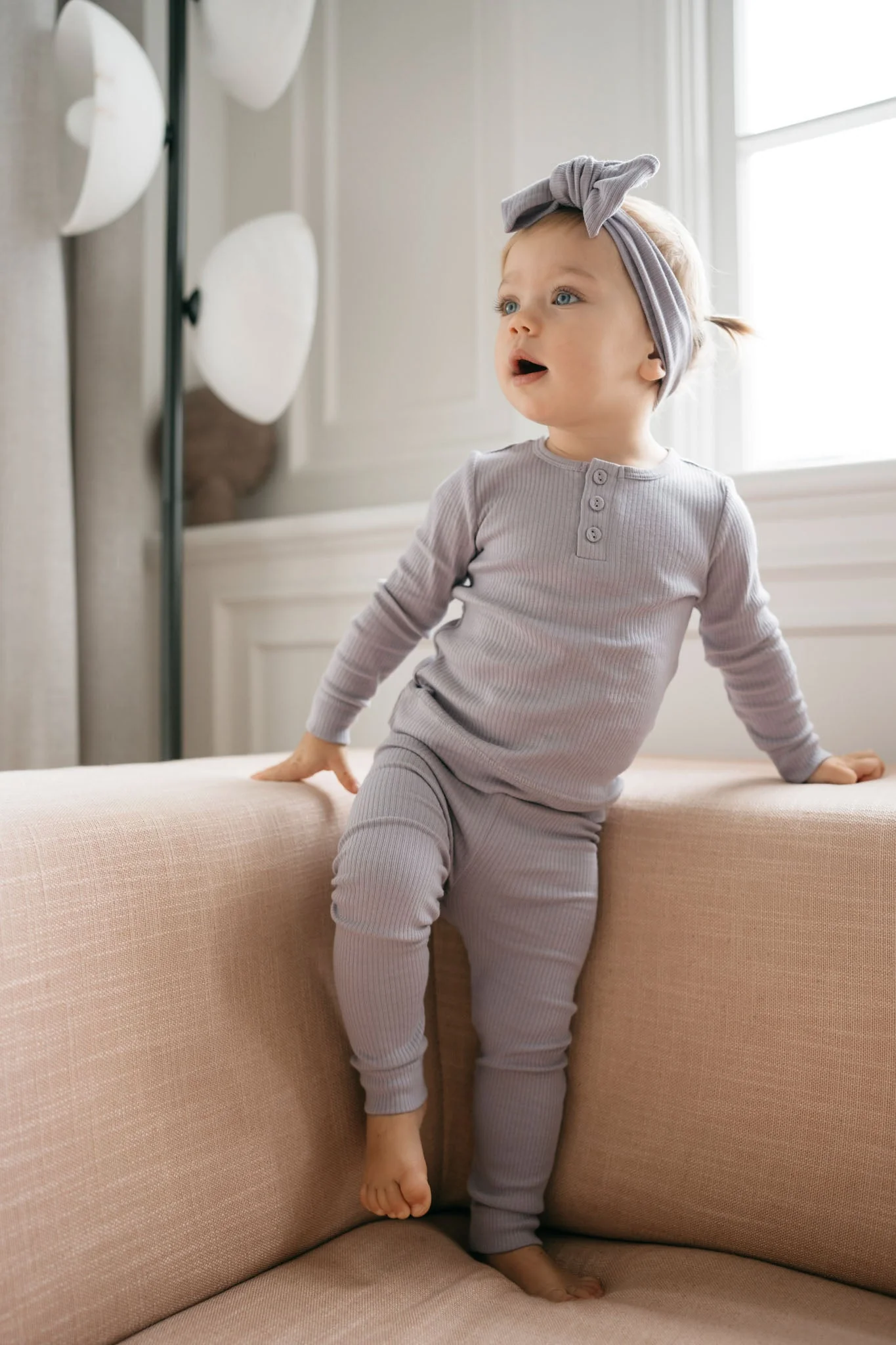 Organic Cotton Modal Lilian Headband - Moon - Image 4